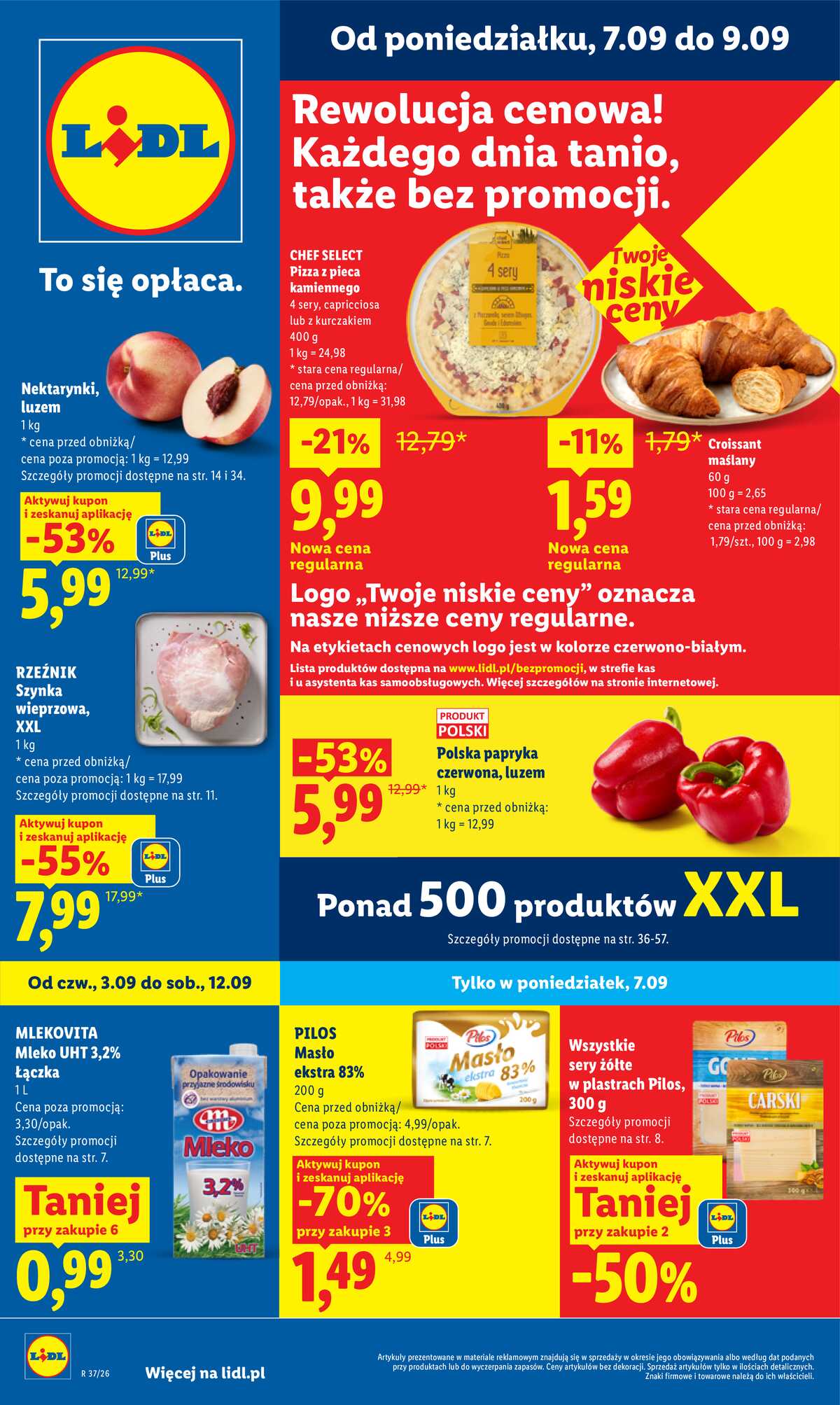 Leták Lidl Polsko 7.9.-9.9.2026 - Leták platí od 7. září do 9. září strana 1