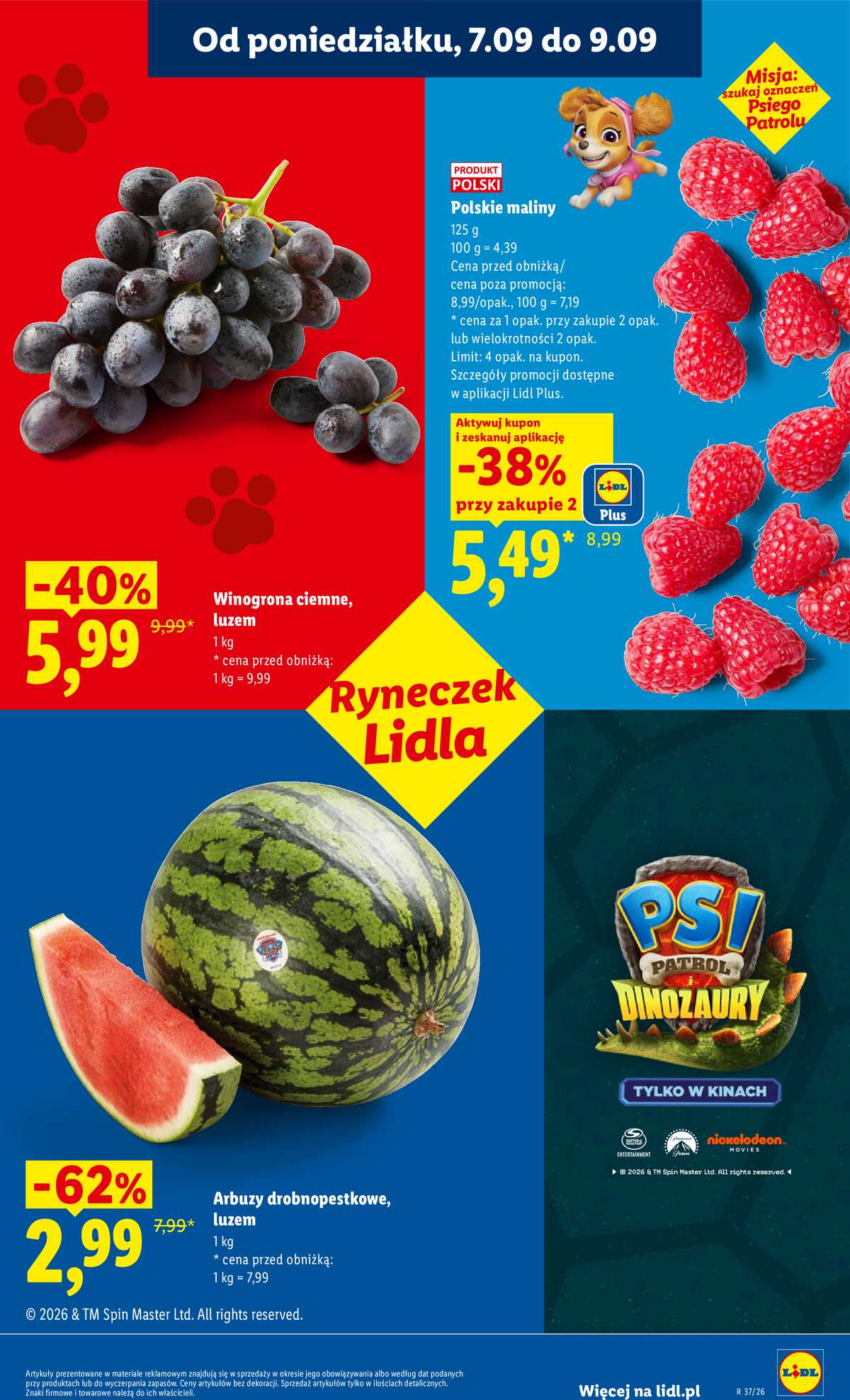 Leták Lidl Polsko 7.9.-9.9.2026 - Leták platí od 7. září do 9. září strana 35