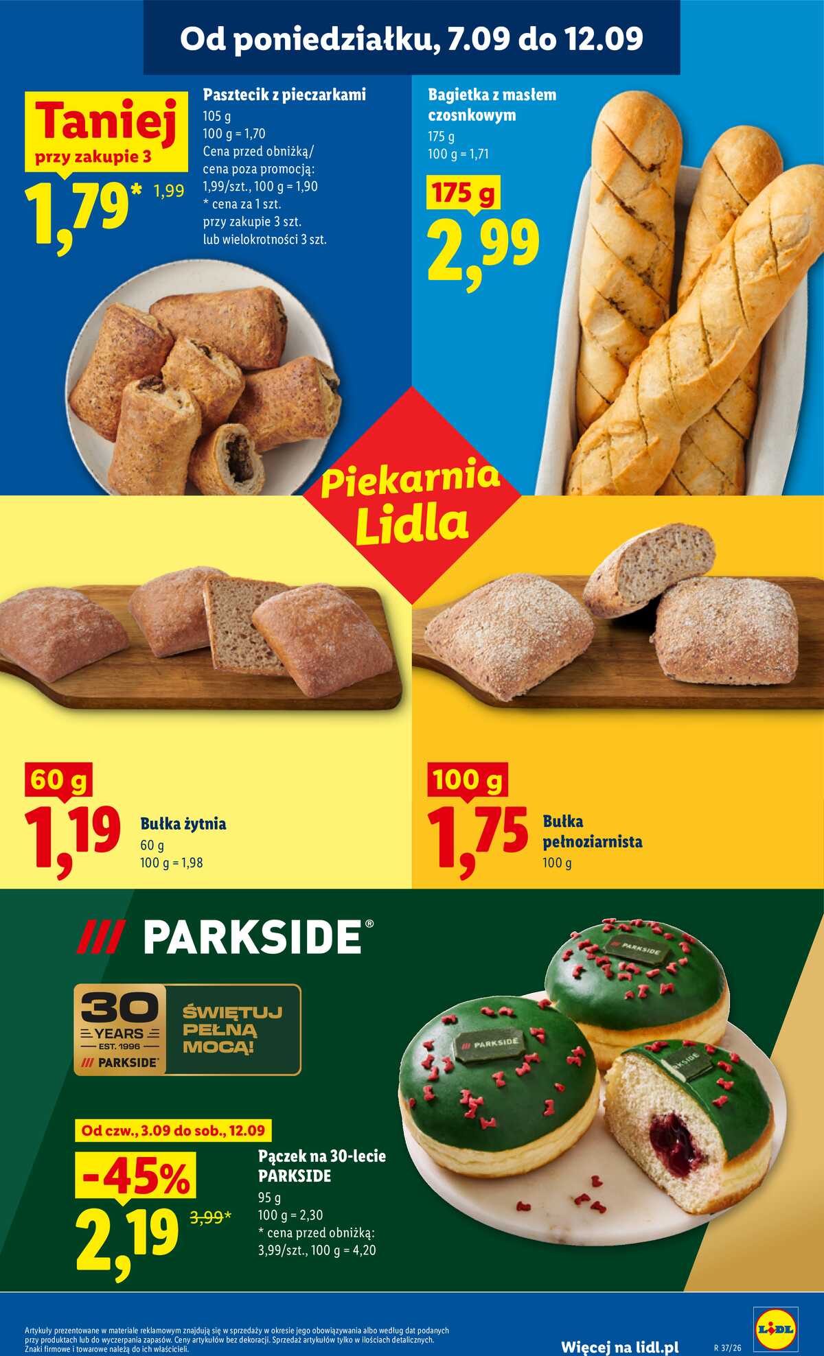 Leták Lidl Polsko 7.9.-9.9.2026 - Leták platí od 7. září do 9. září strana 61