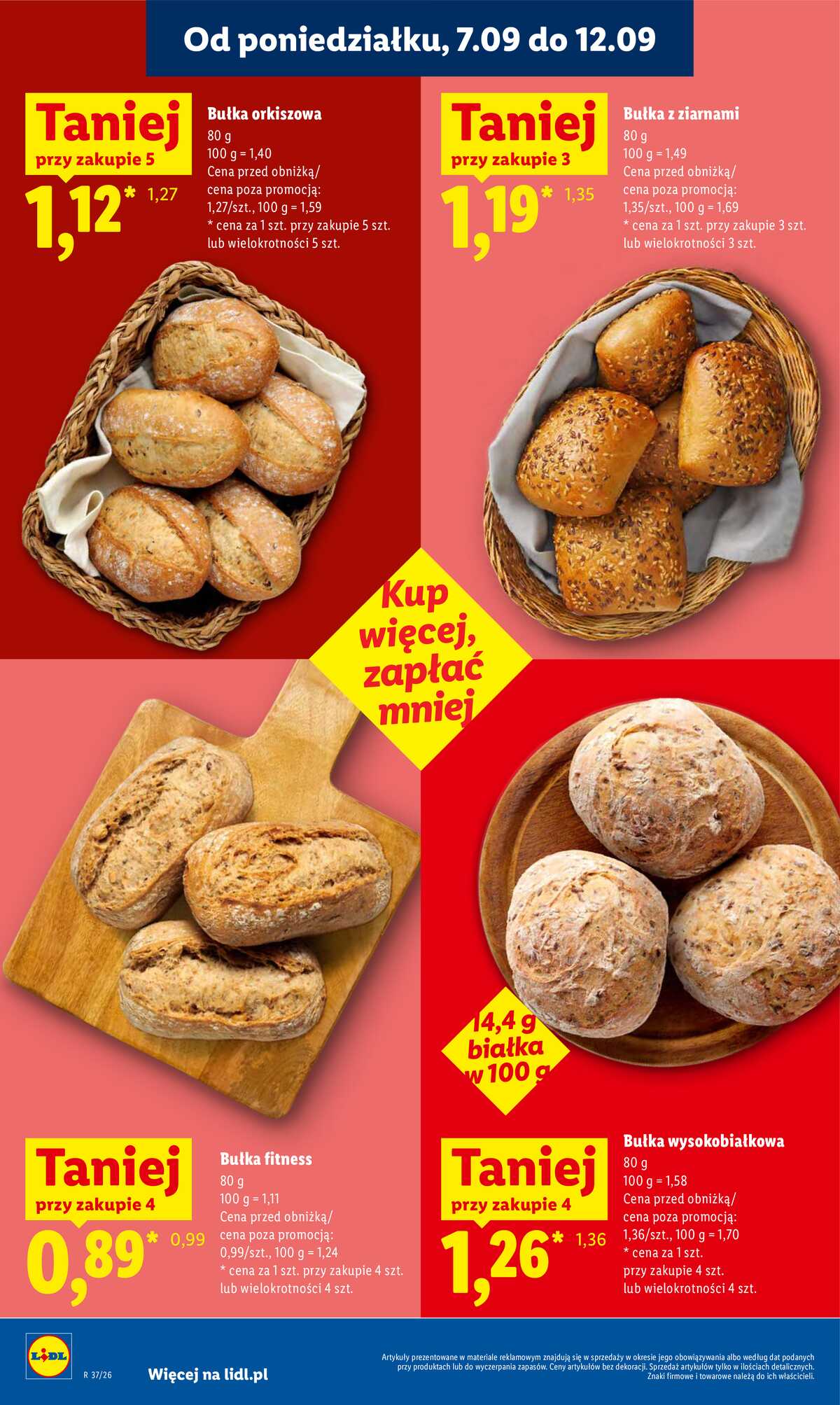 Leták Lidl Polsko 7.9.-9.9.2026 - Leták platí od 7. září do 9. září strana 62