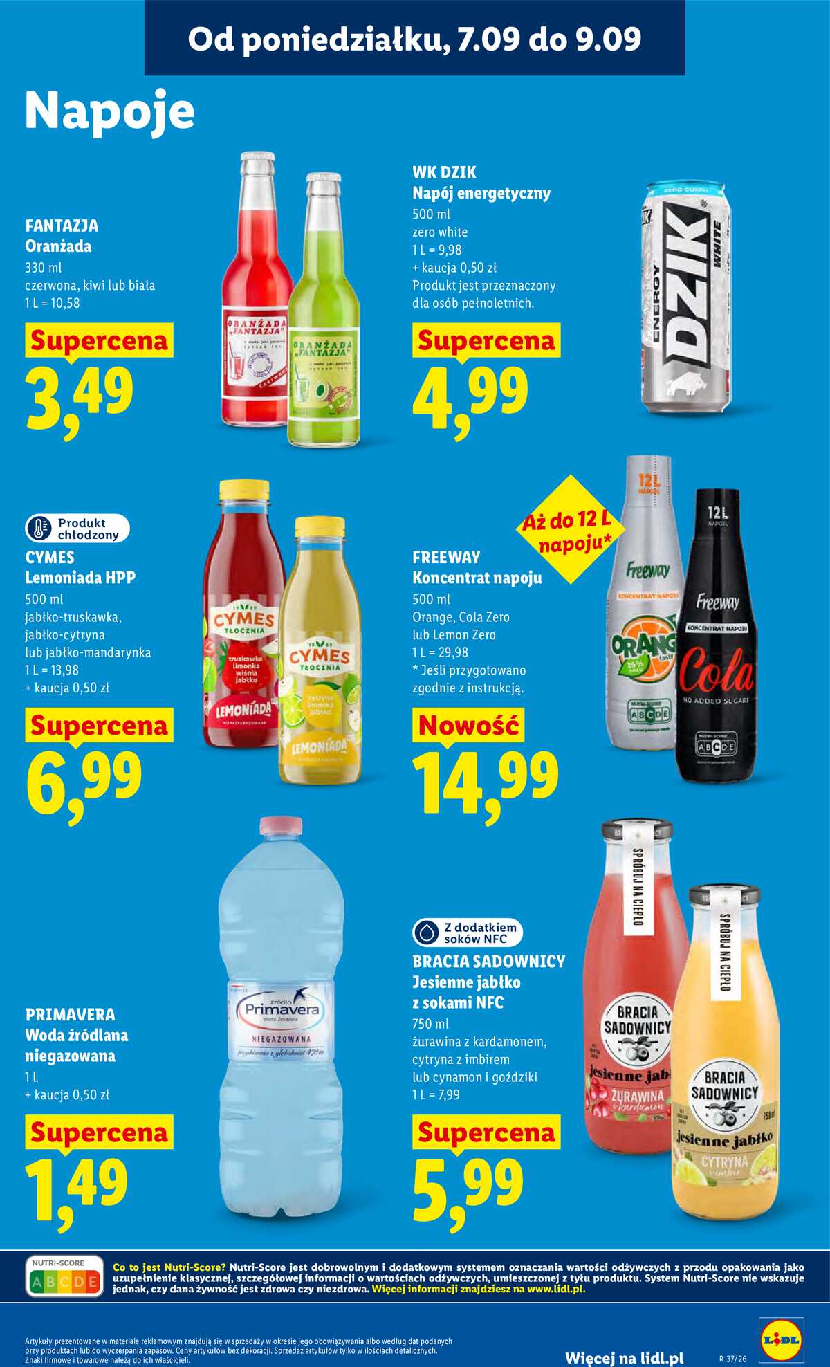 Leták Lidl Polsko 7.9.-9.9.2026 - Leták platí od 7. září do 9. září strana 69