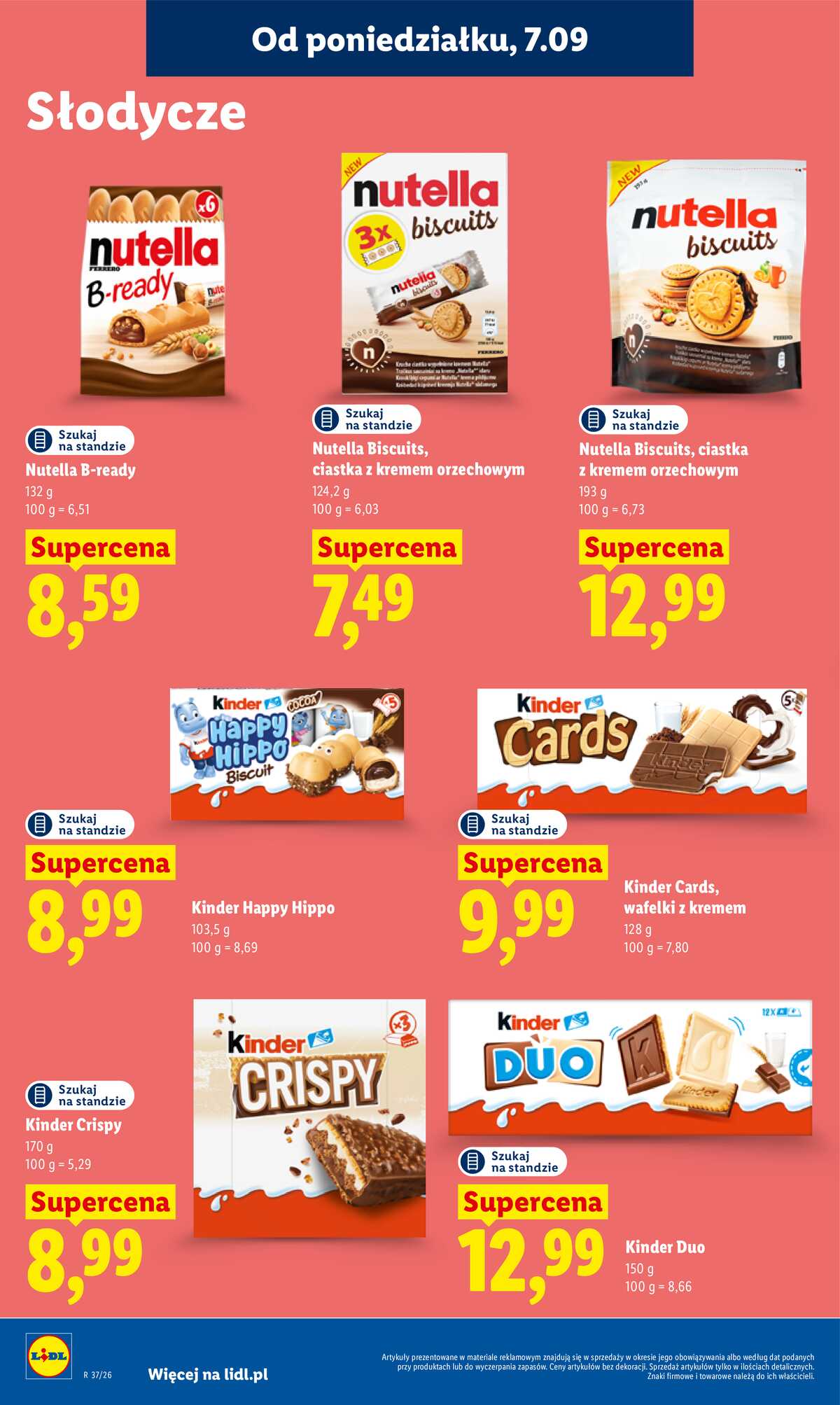 Leták Lidl Polsko 7.9.-9.9.2026 - Leták platí od 7. září do 9. září strana 74