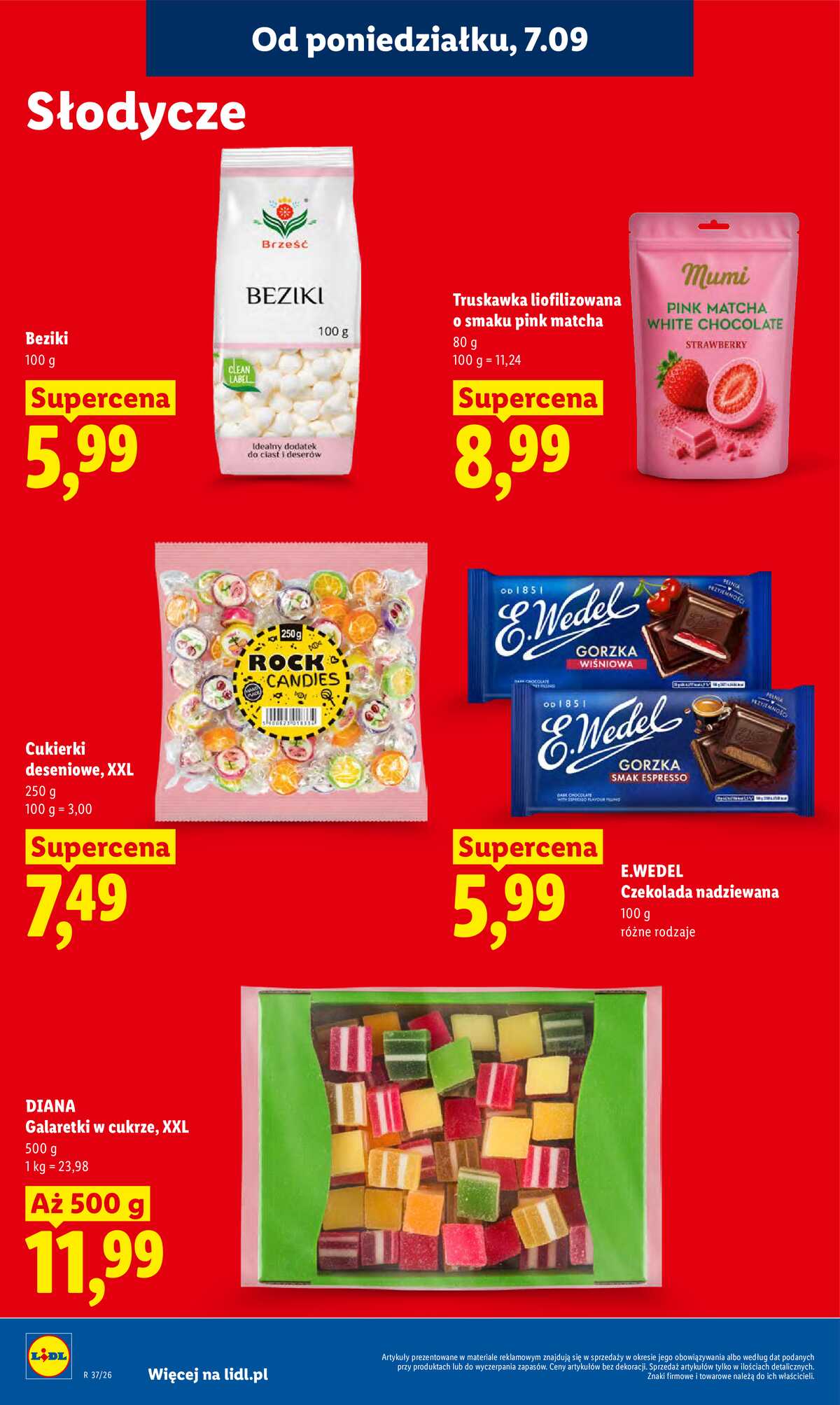 Leták Lidl Polsko 7.9.-9.9.2026 - Leták platí od 7. září do 9. září strana 76