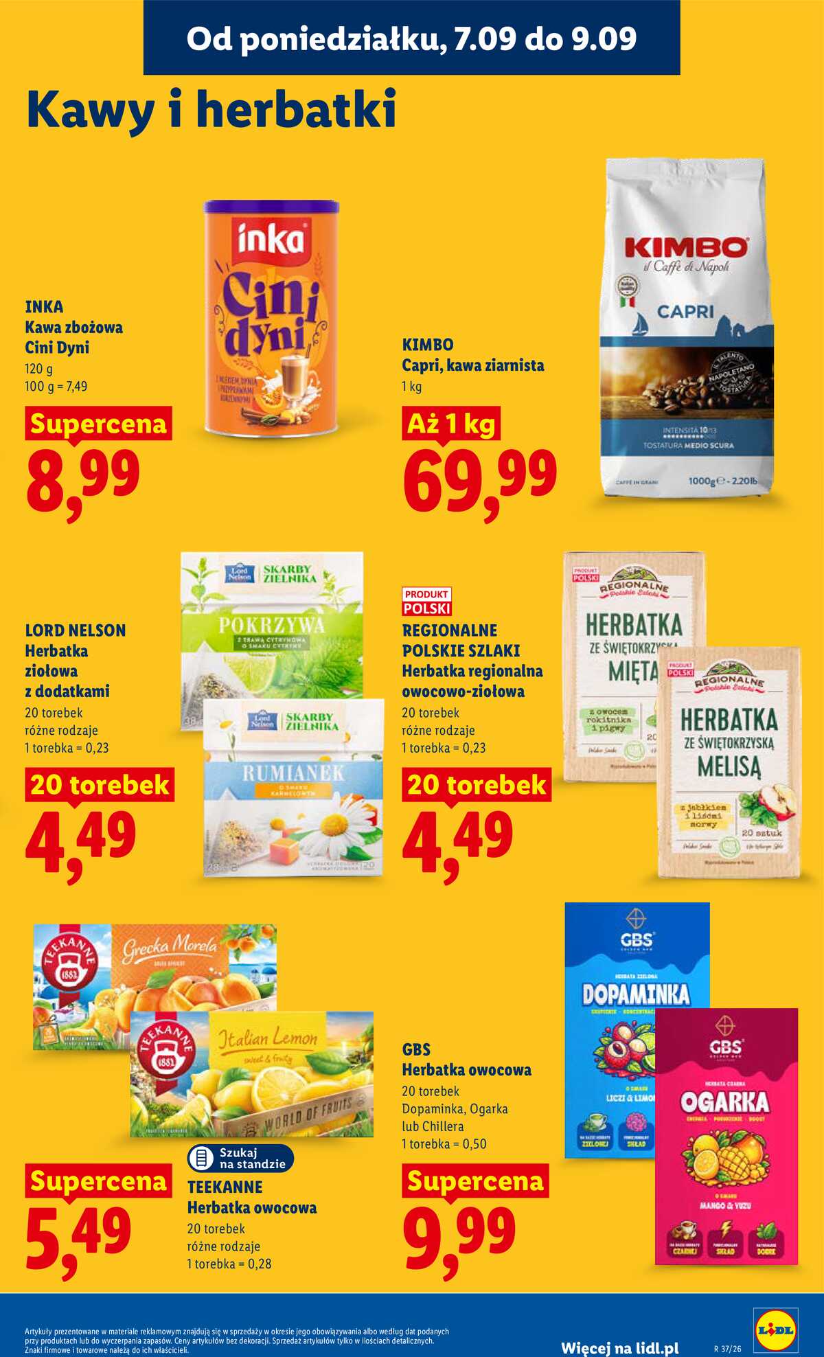Leták Lidl Polsko 7.9.-9.9.2026 - Leták platí od 7. září do 9. září strana 77