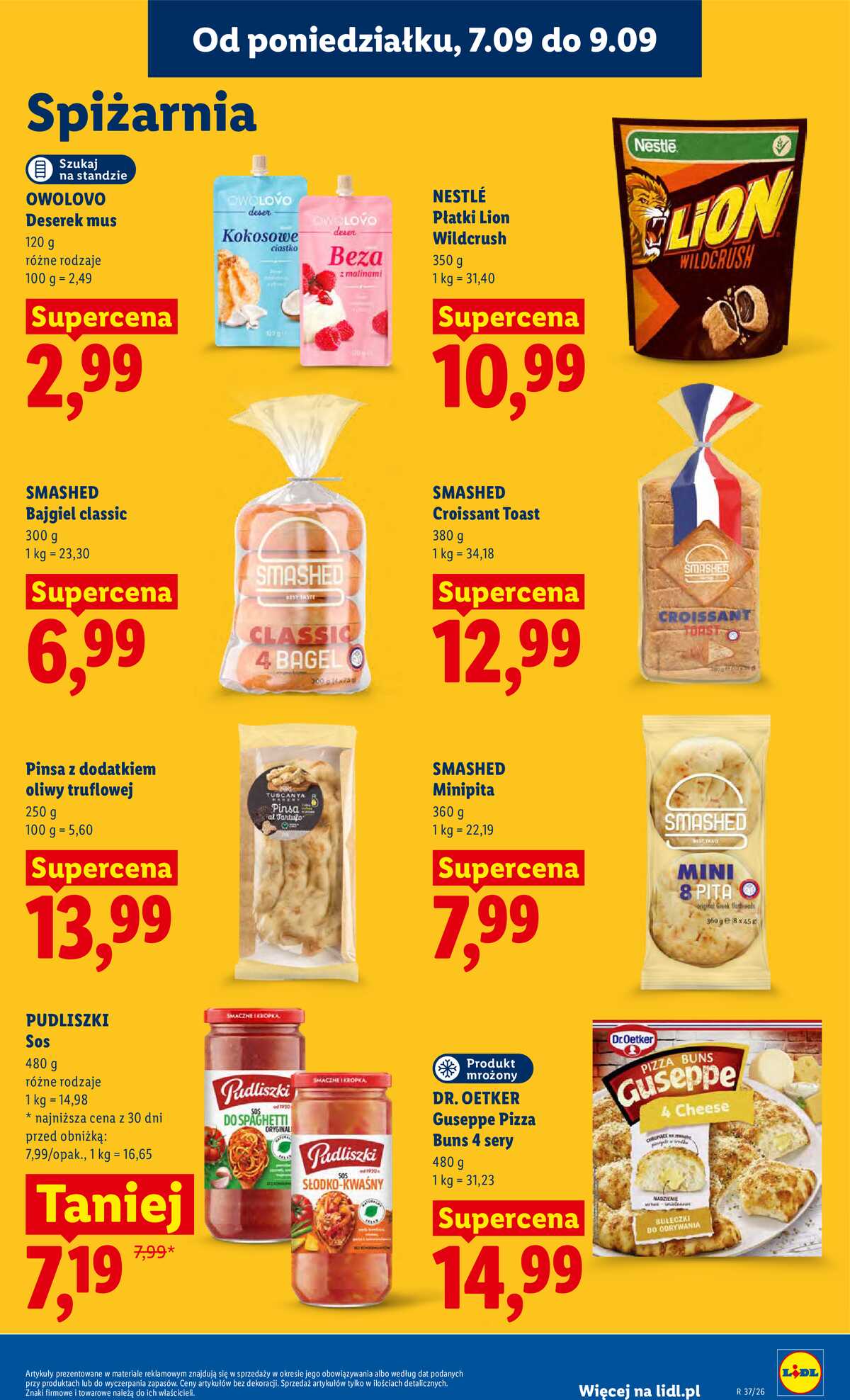 Leták Lidl Polsko 7.9.-9.9.2026 - Leták platí od 7. září do 9. září strana 79