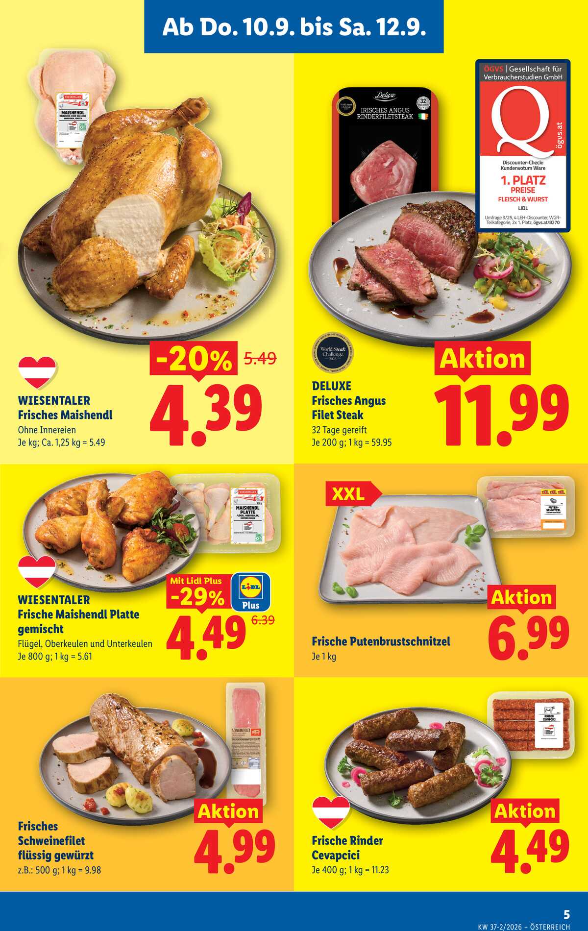 Leták Lidl Rakousko 10.9.-16.9.2026 strana 7