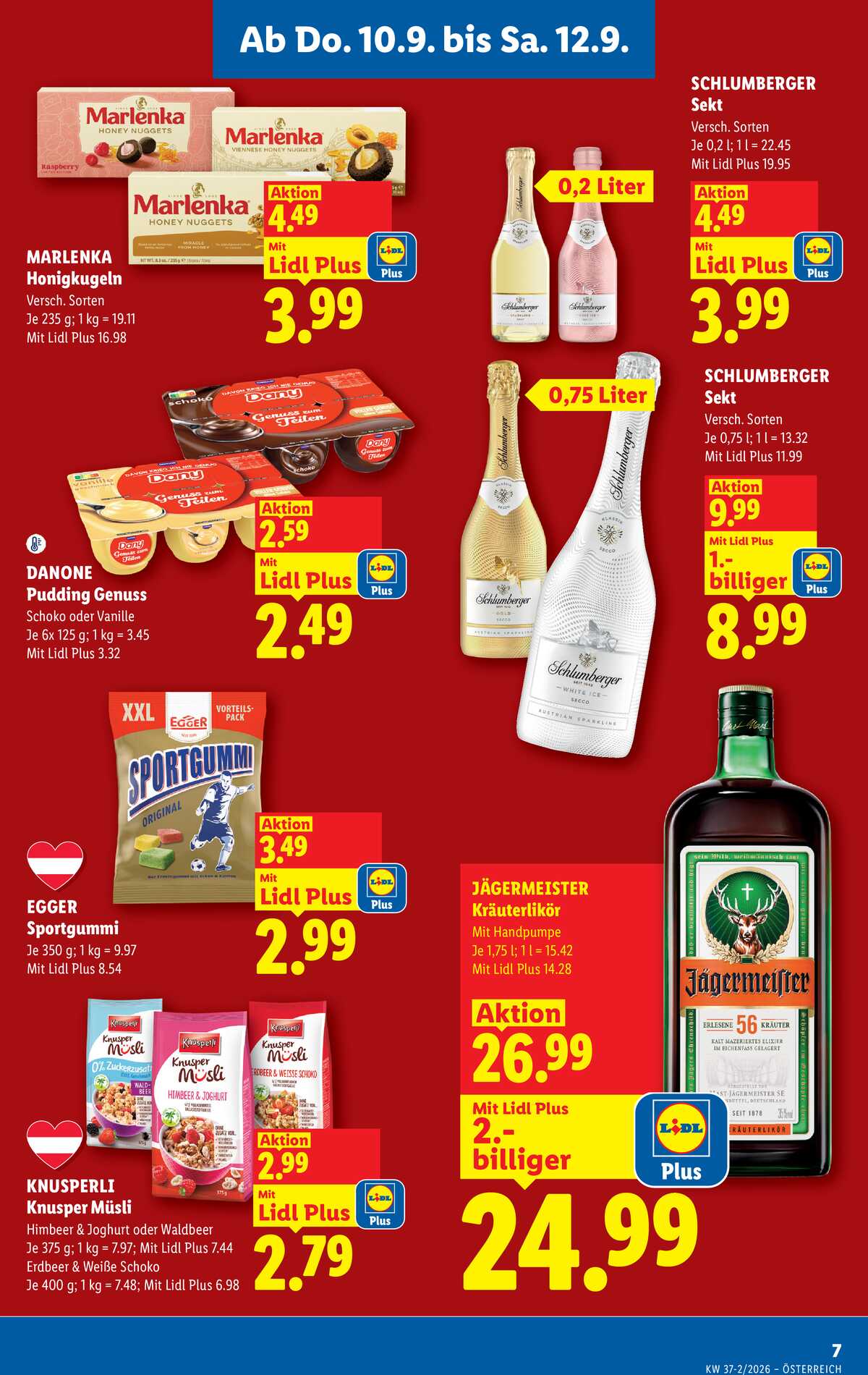Leták Lidl Rakousko 10.9.-16.9.2026 strana 9