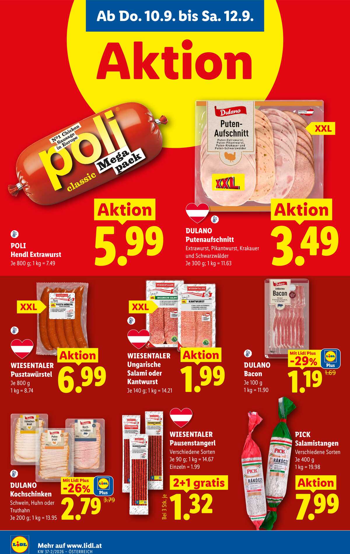 Leták Lidl Rakousko 10.9.-16.9.2026 strana 10