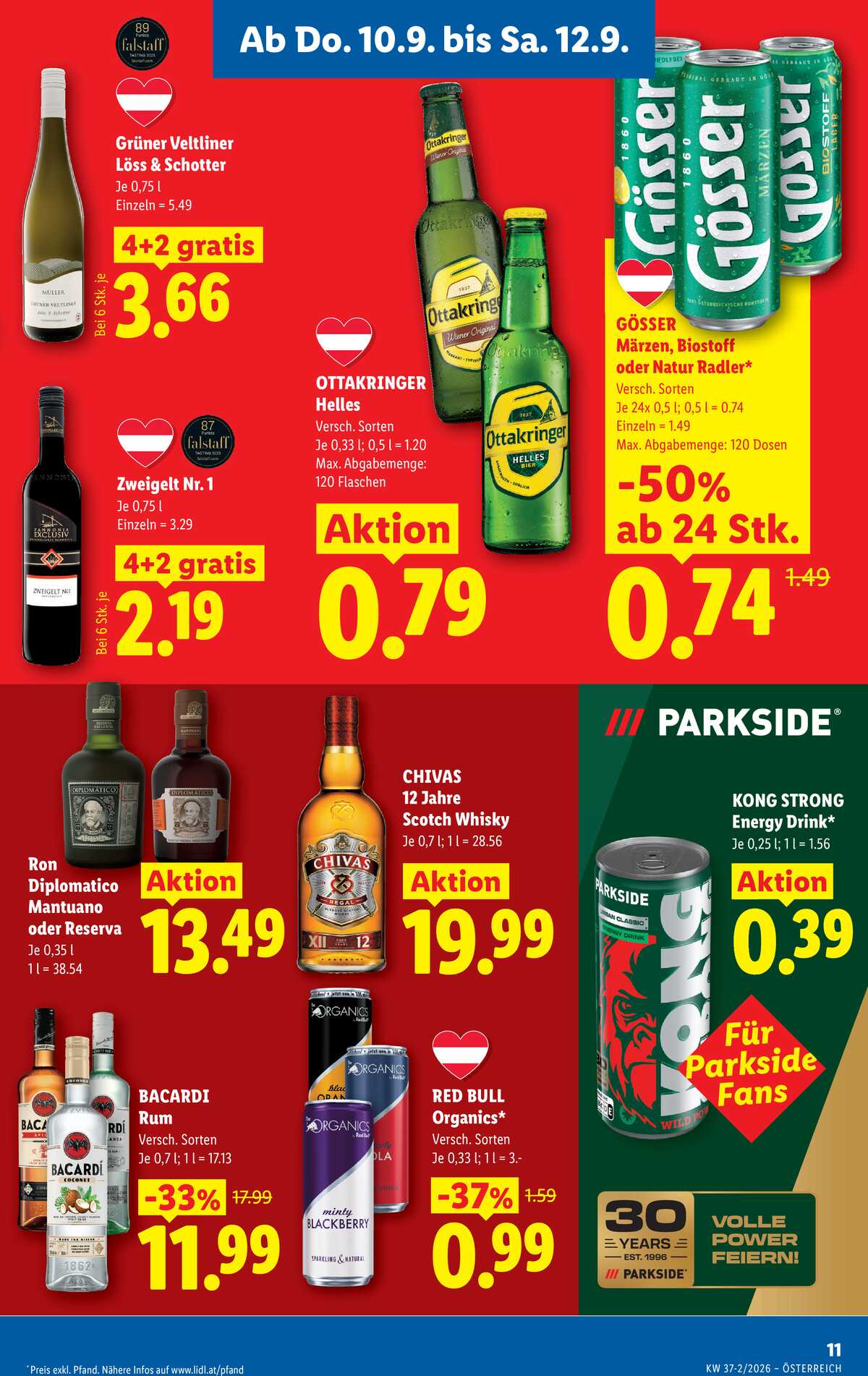 Leták Lidl Rakousko 10.9.-16.9.2026 strana 13