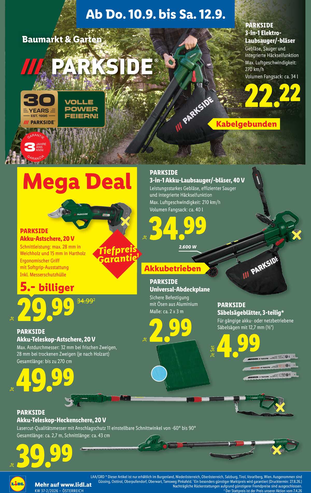 Leták Lidl Rakousko 10.9.-16.9.2026 strana 20