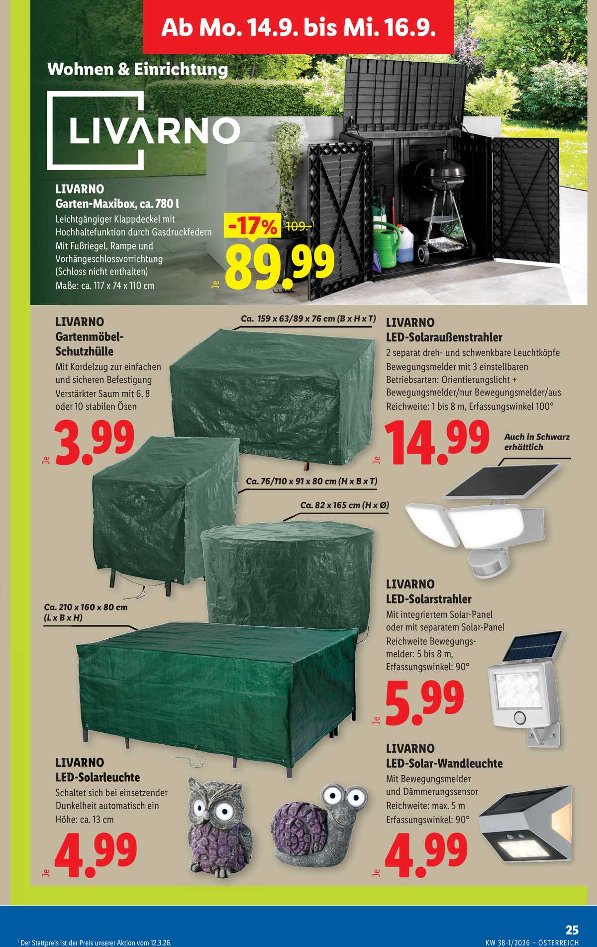 Leták Lidl Rakousko 10.9.-16.9.2026 strana 32