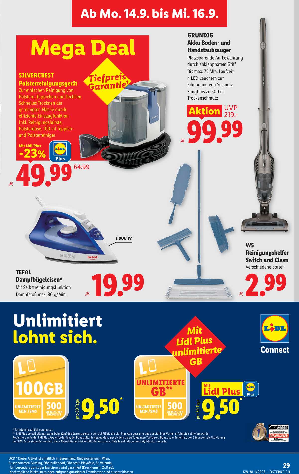 Leták Lidl Rakousko 10.9.-16.9.2026 strana 36