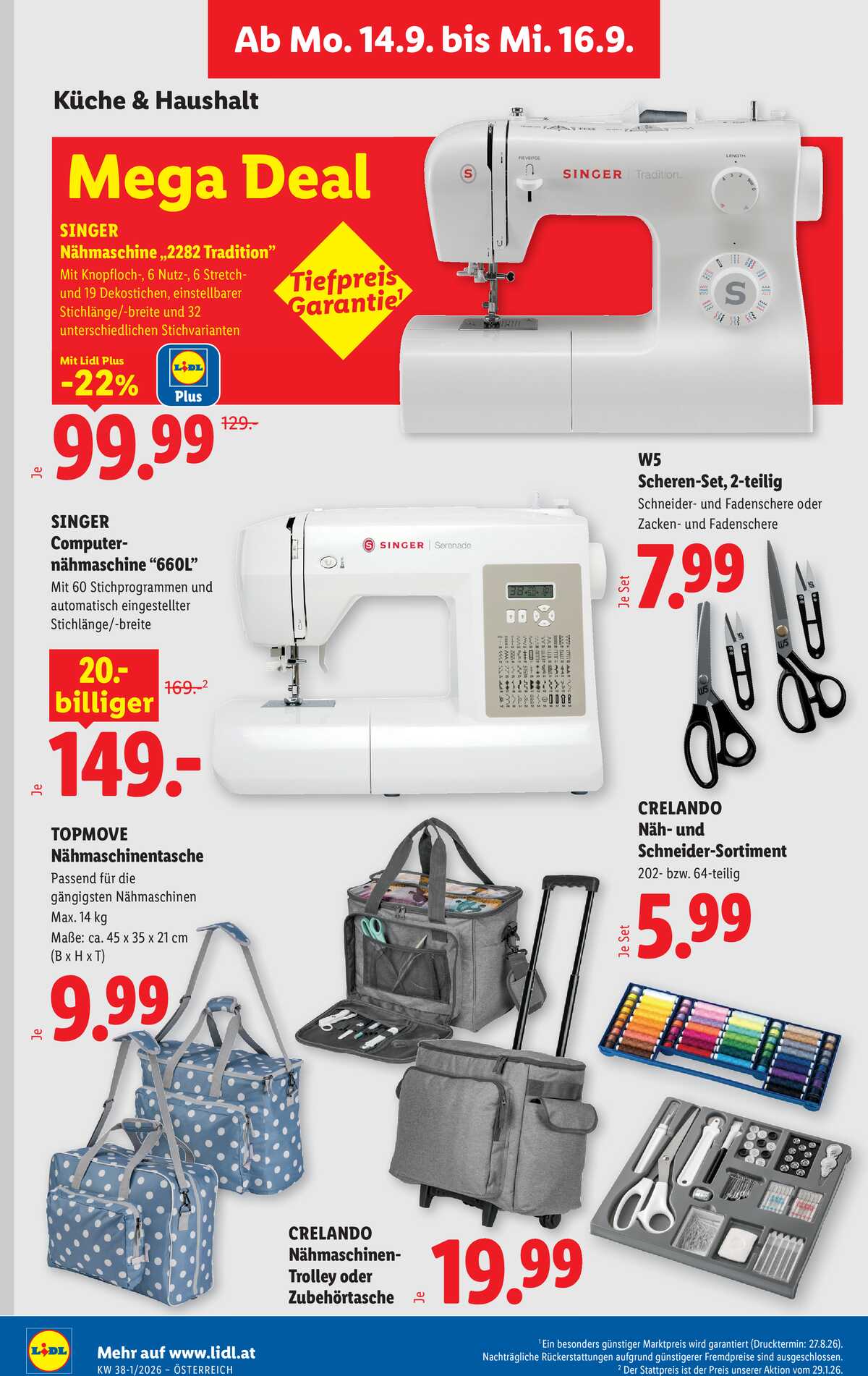 Leták Lidl Rakousko 10.9.-16.9.2026 strana 37
