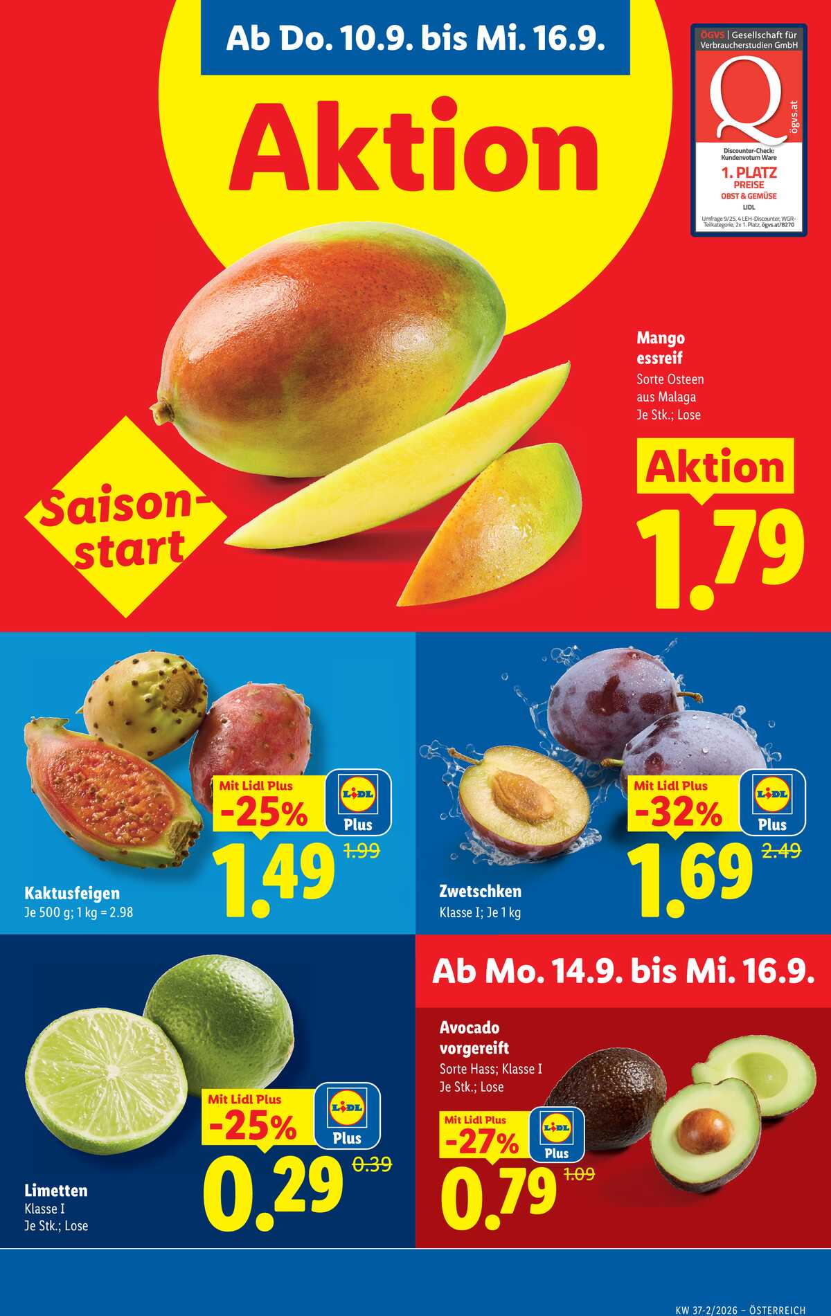 Leták Lidl Rakousko 10.9.-16.9.2026 strana 40