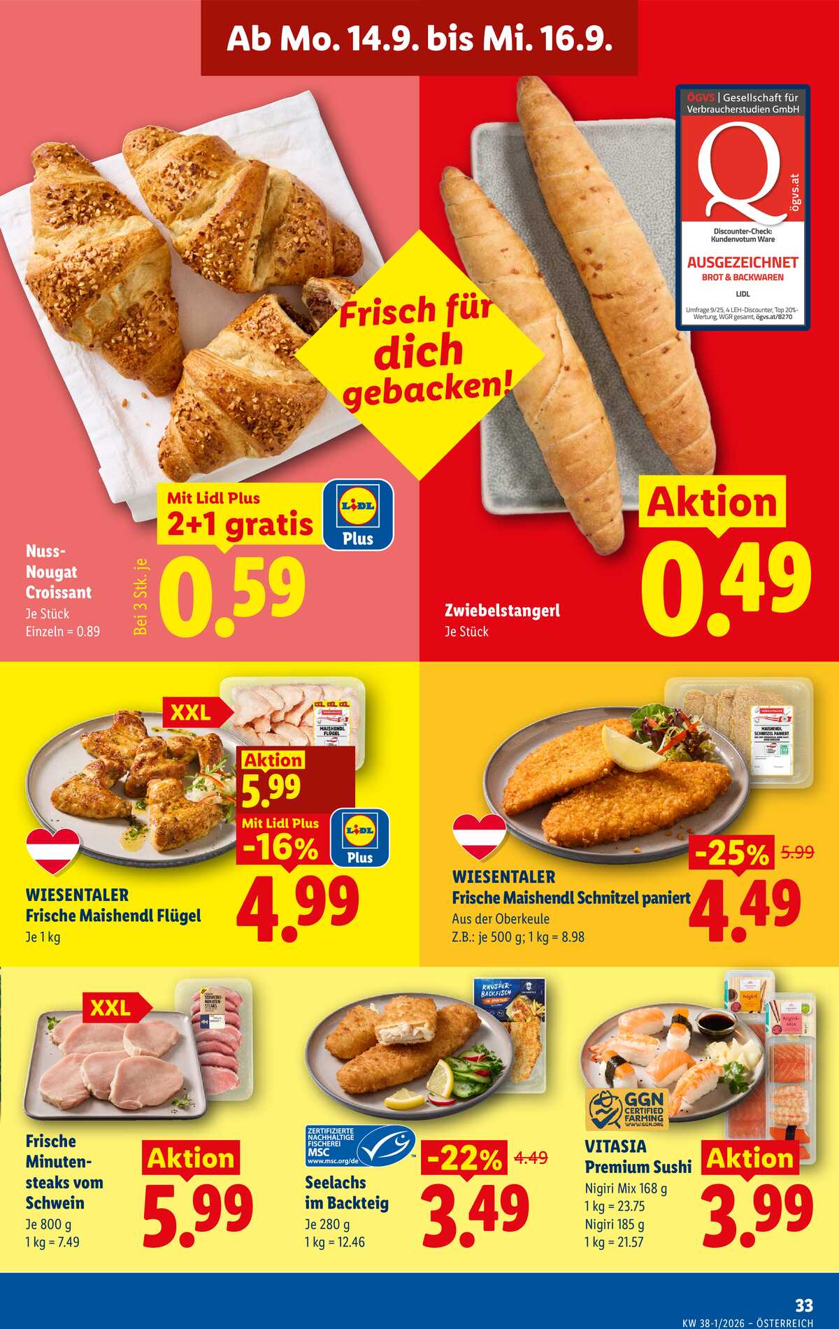 Leták Lidl Rakousko 10.9.-16.9.2026 strana 42