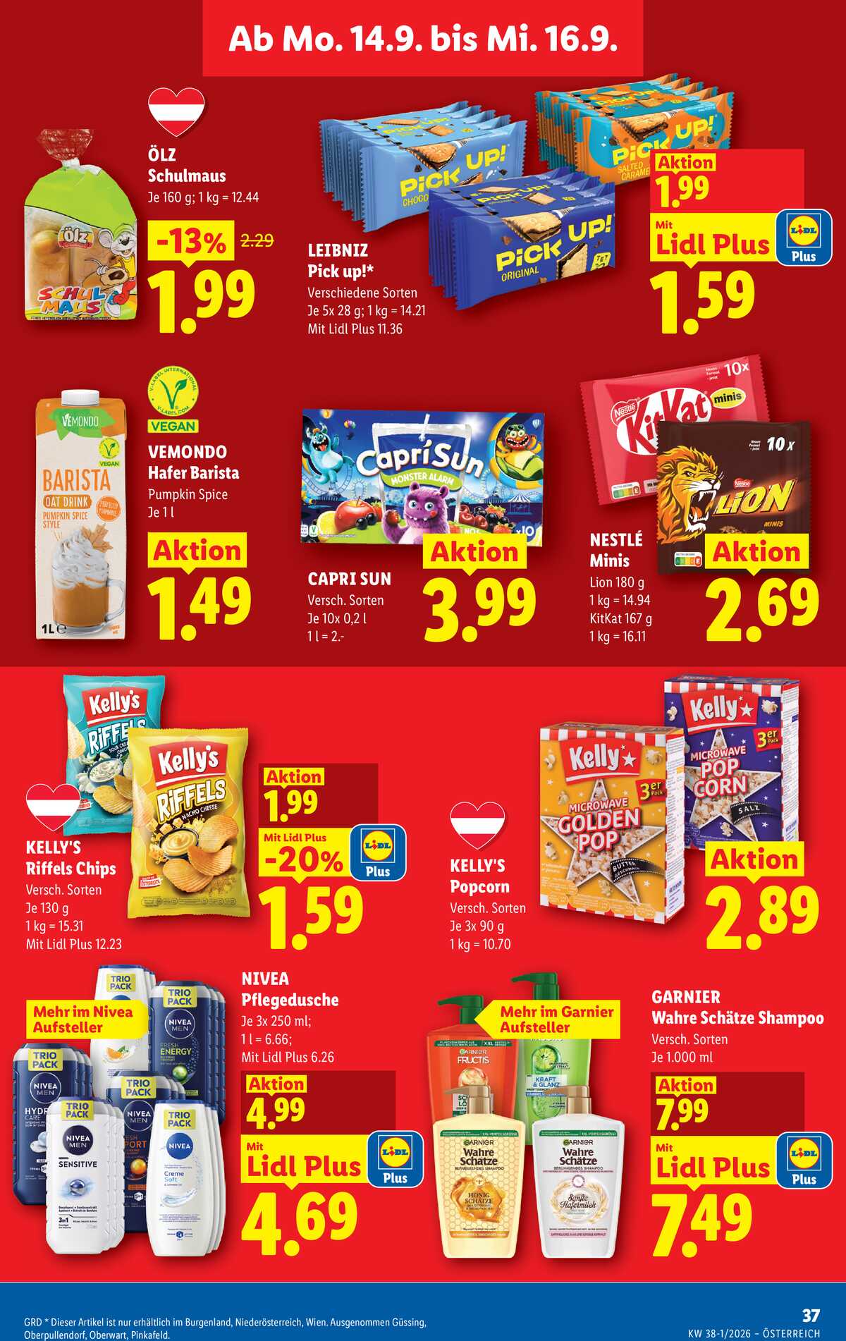 Leták Lidl Rakousko 10.9.-16.9.2026 strana 46
