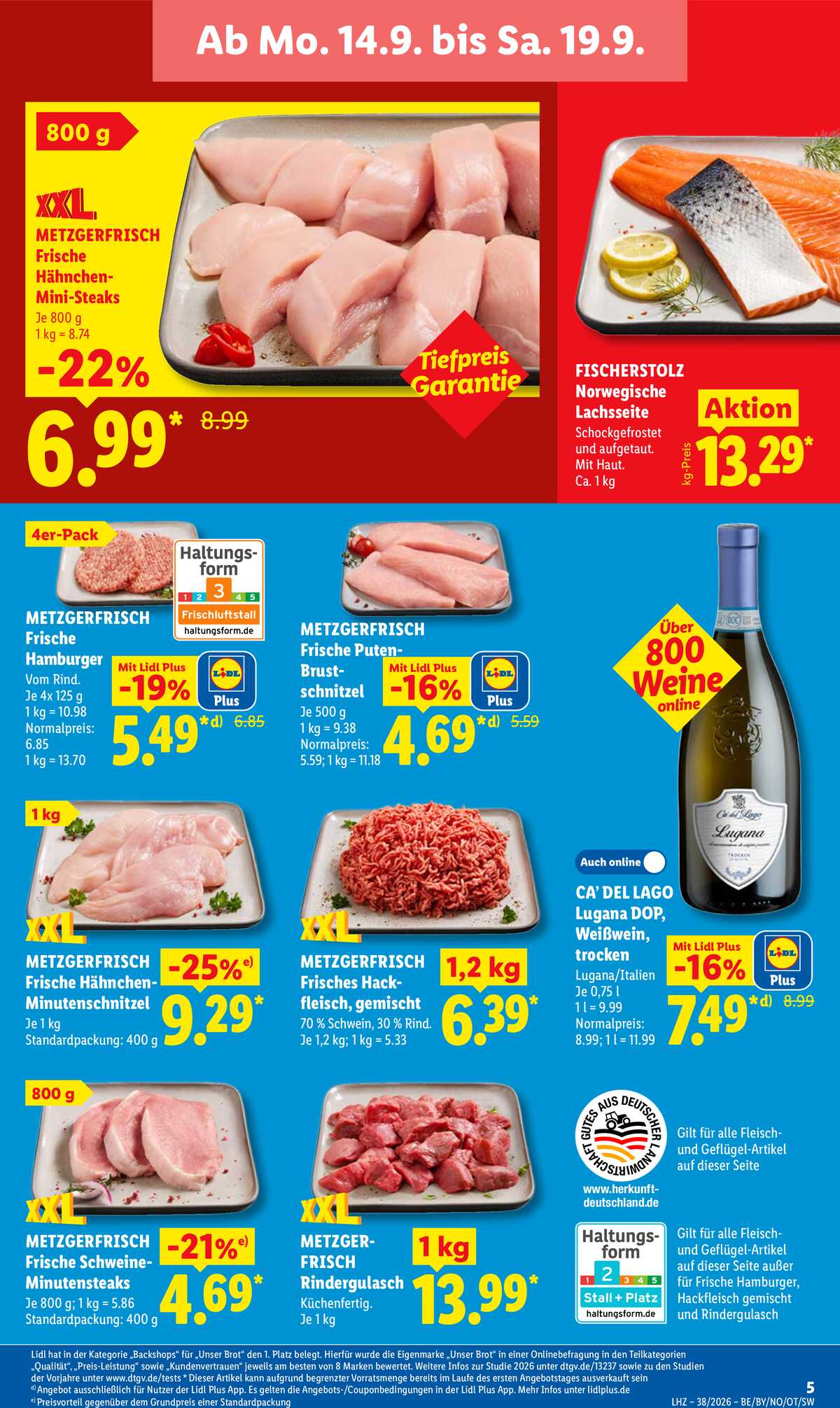 Leták Lidl Německo 14.9.-19.9.2026 strana 13