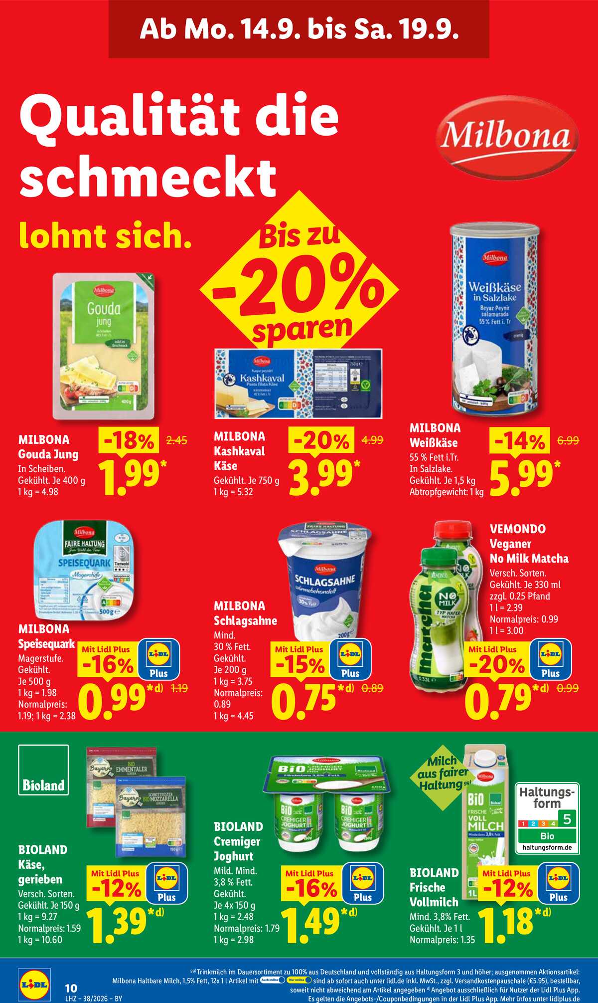 Leták Lidl Německo 14.9.-19.9.2026 strana 22