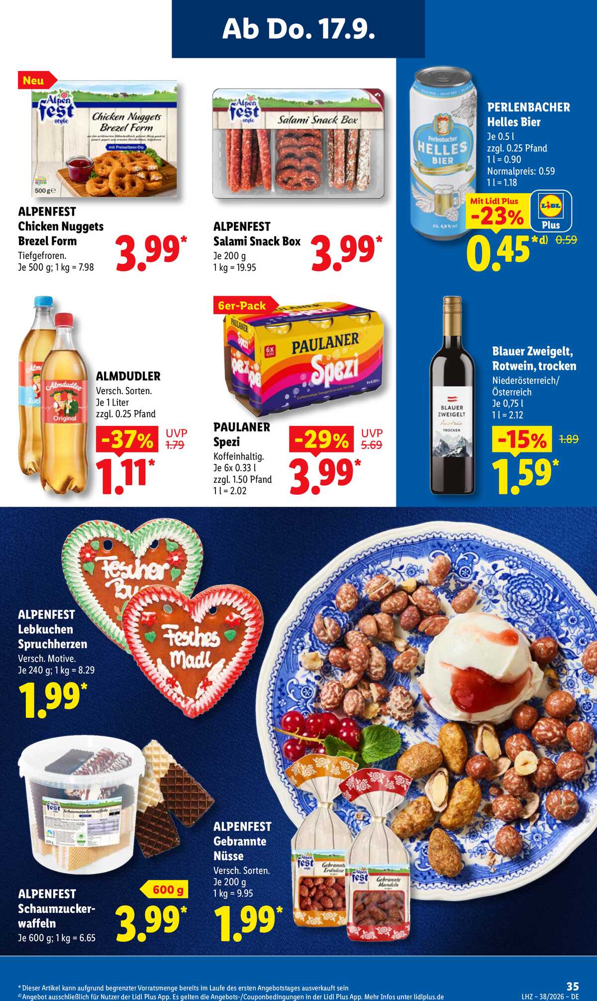 Leták Lidl Německo 14.9.-19.9.2026 strana 59