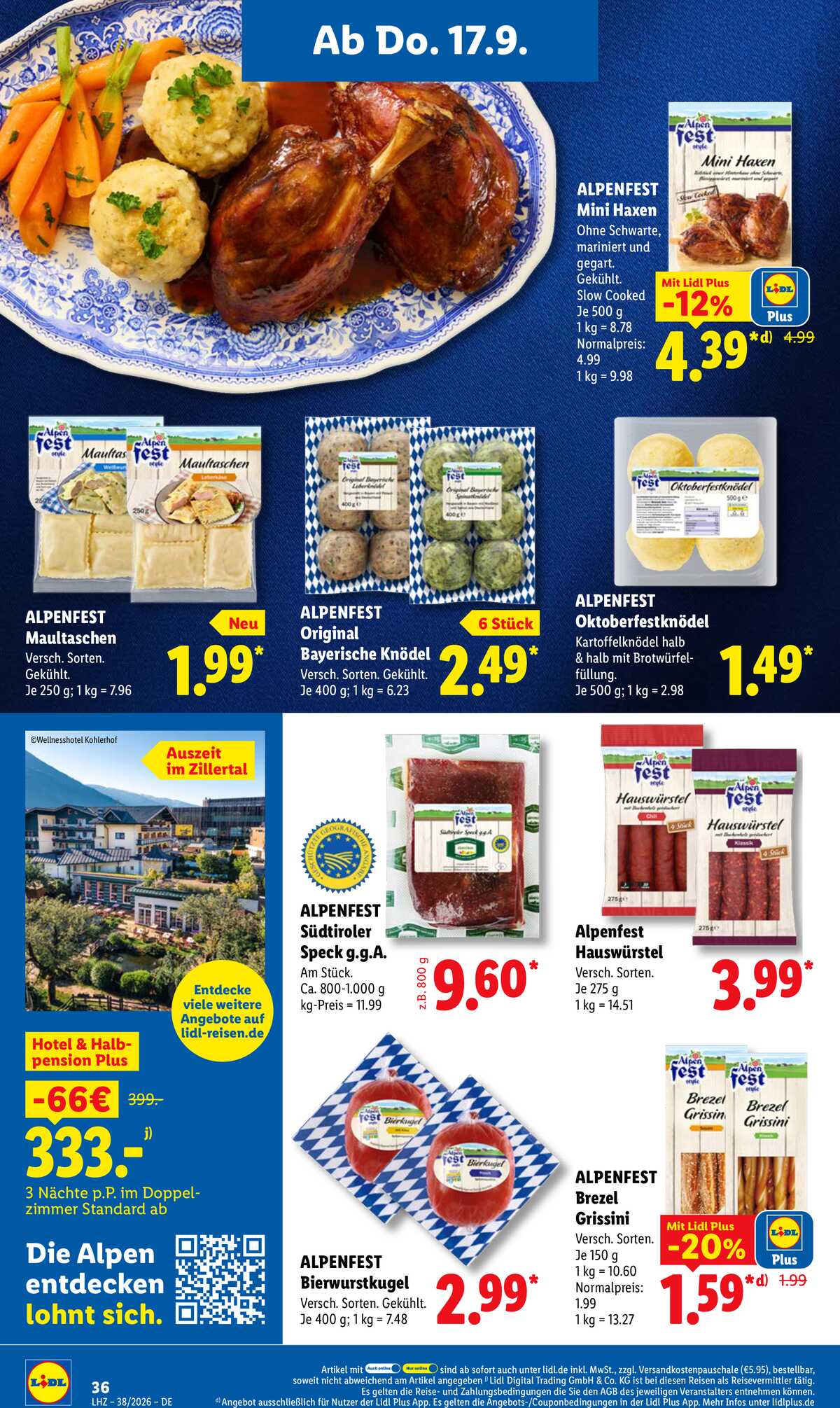 Leták Lidl Německo 14.9.-19.9.2026 strana 60