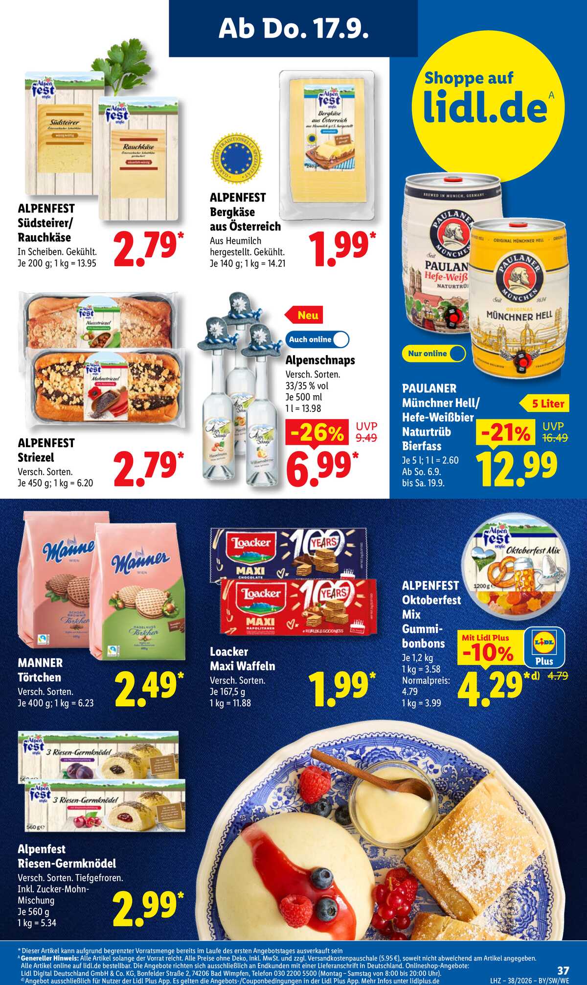Leták Lidl Německo 14.9.-19.9.2026 strana 61