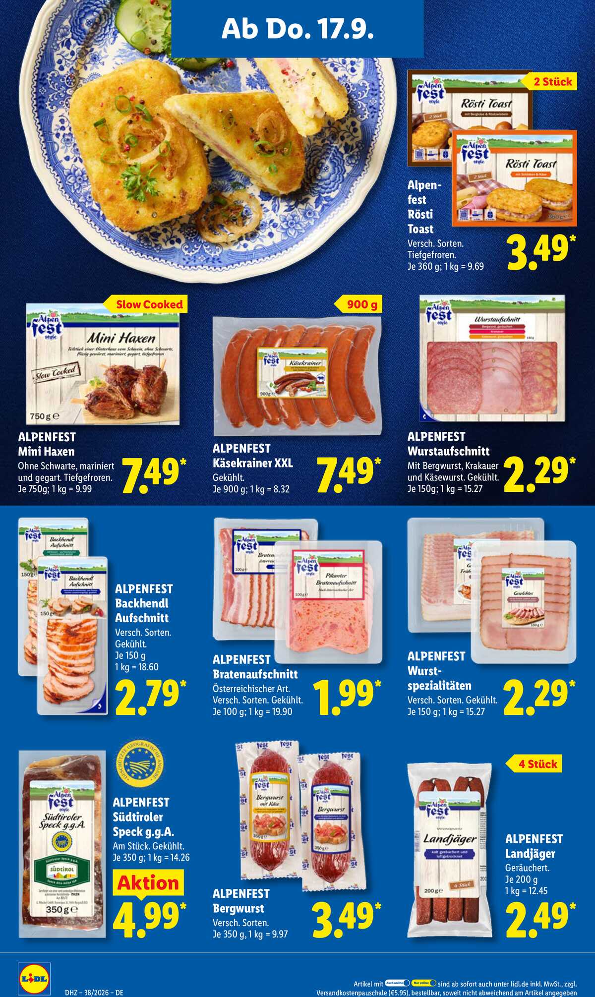 Leták Lidl Německo 14.9.-19.9.2026 strana 62