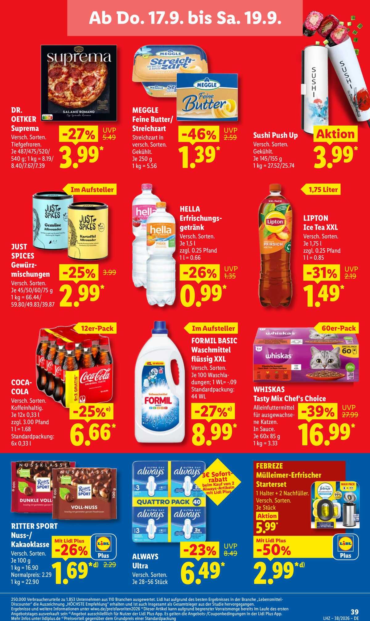 Leták Lidl Německo 14.9.-19.9.2026 strana 65