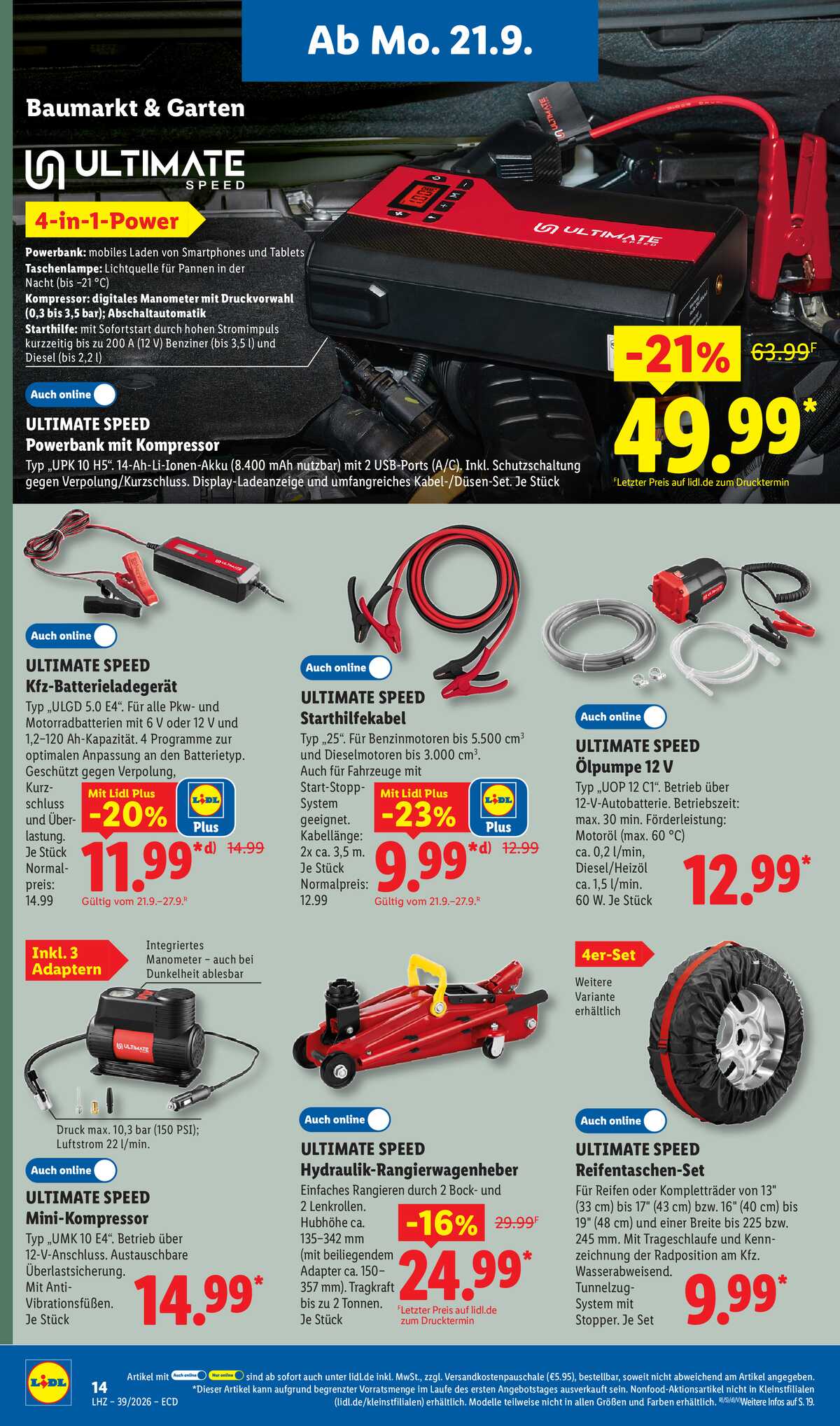 Leták Lidl Německo 21.9.-26.9.2026 strana 8