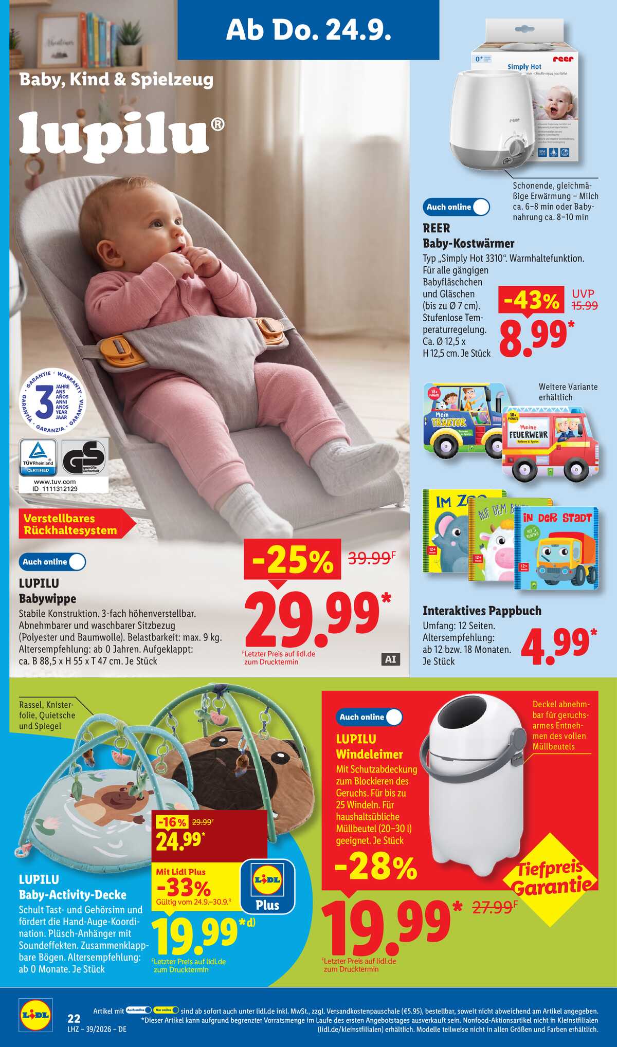 Leták Lidl Německo 21.9.-26.9.2026 strana 16
