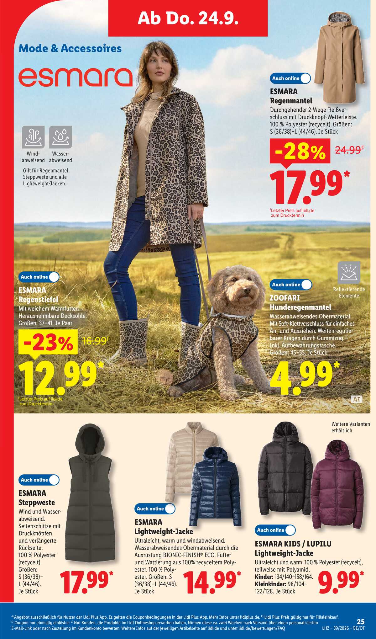 Leták Lidl Německo 21.9.-26.9.2026 strana 19