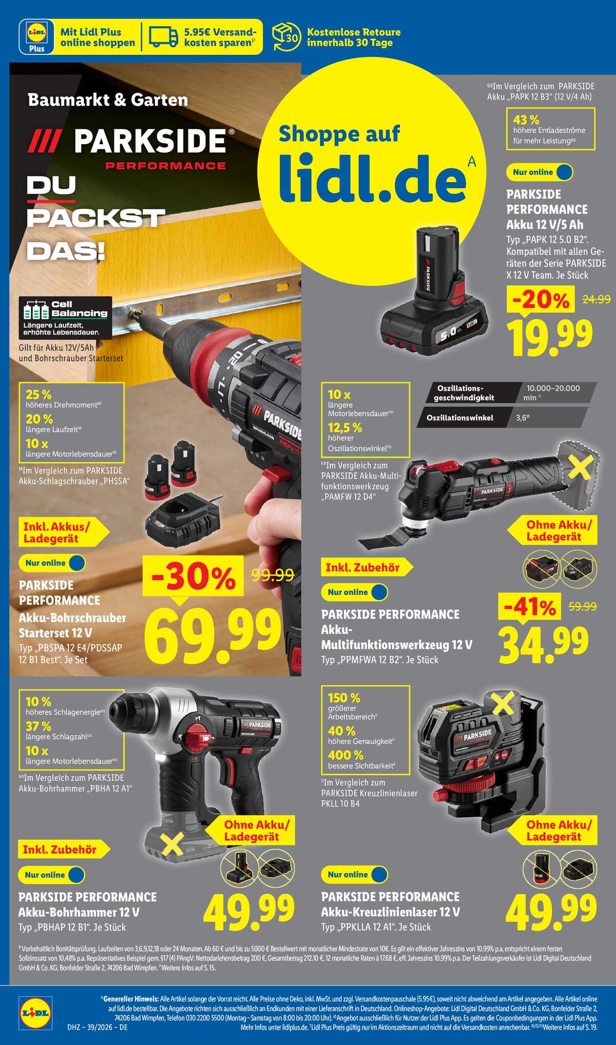 Leták Lidl Německo 21.9.-26.9.2026 strana 20