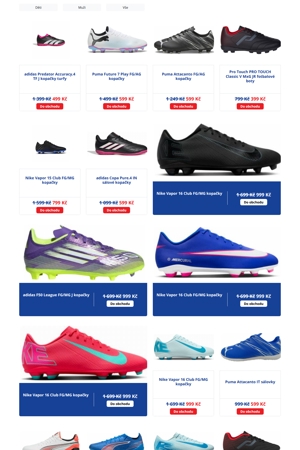 Intersport Kopačky a míče - 7. 9. 2026