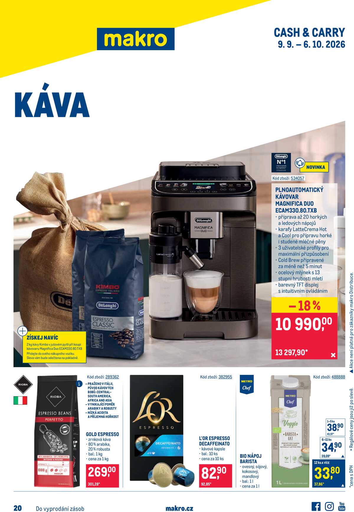 MAKRO Káva do 6.10. strana 1