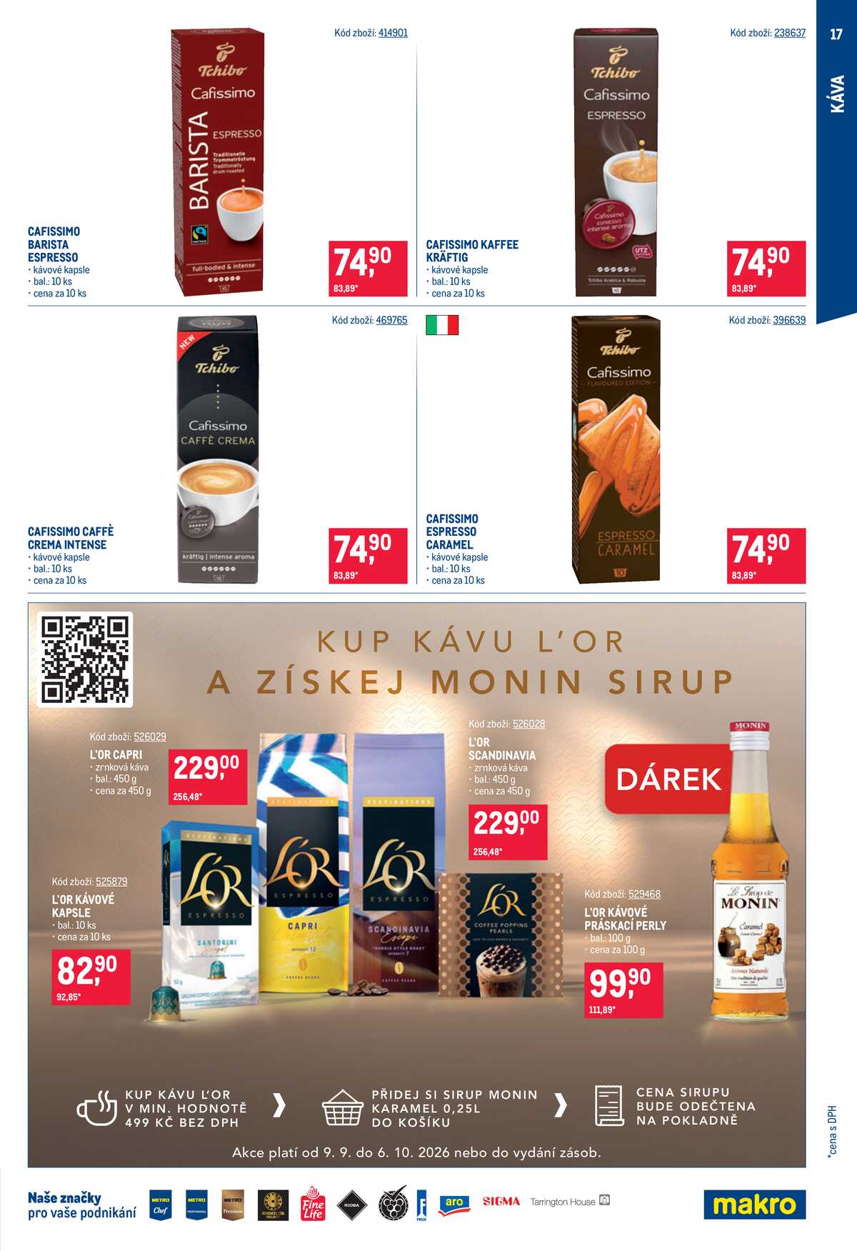 MAKRO Káva do 6.10. strana 17
