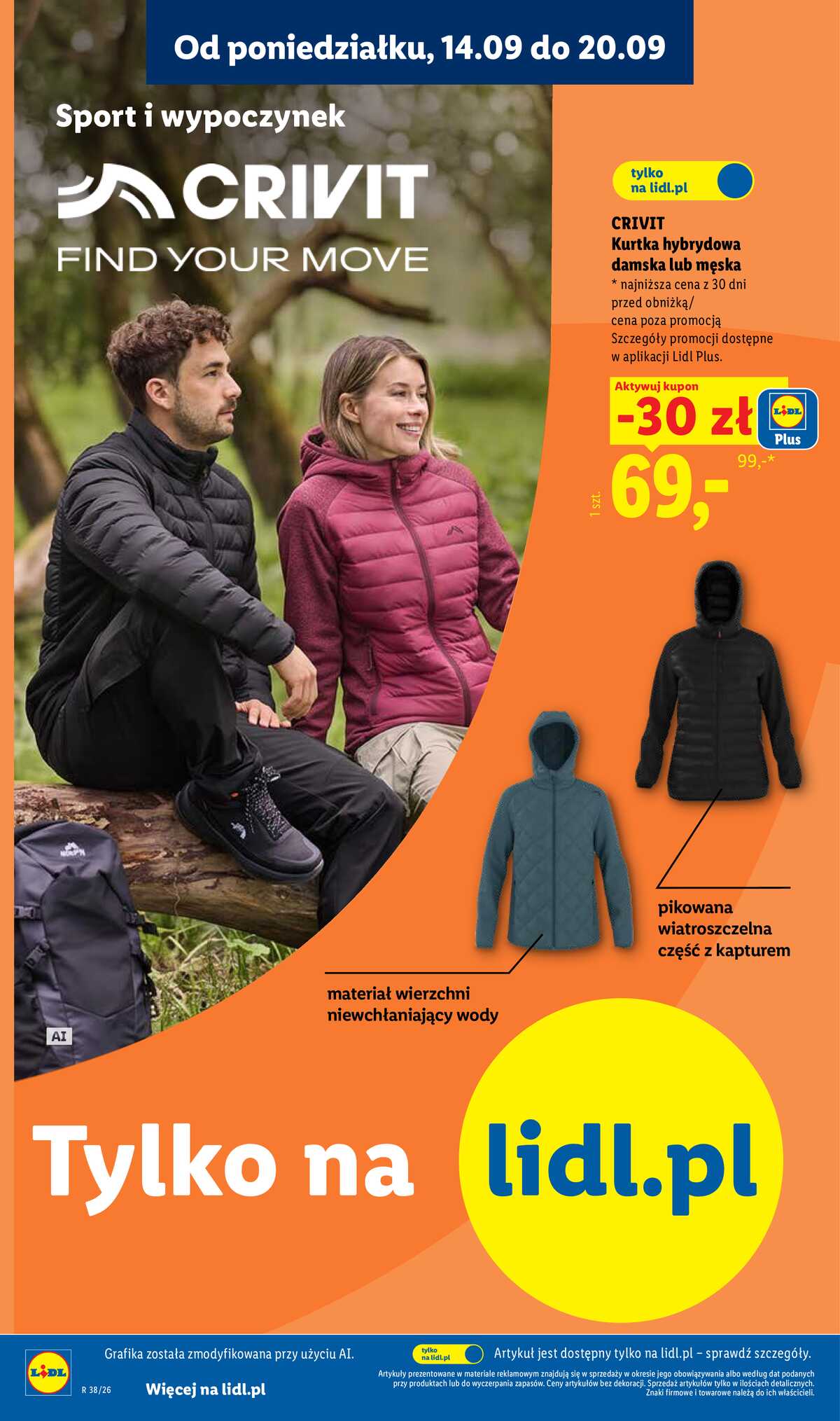 Leták Lidl Polsko 14.9.-19.9.2026 - Leták platí od 14. 9. do 19. 9. strana 10