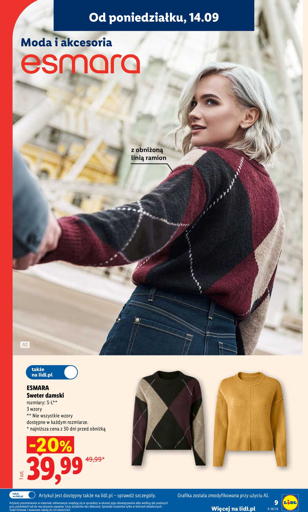 Leták Lidl Polsko 14.9.-19.9.2026 - Leták platí od 14. 9. do 19. 9. strana 13