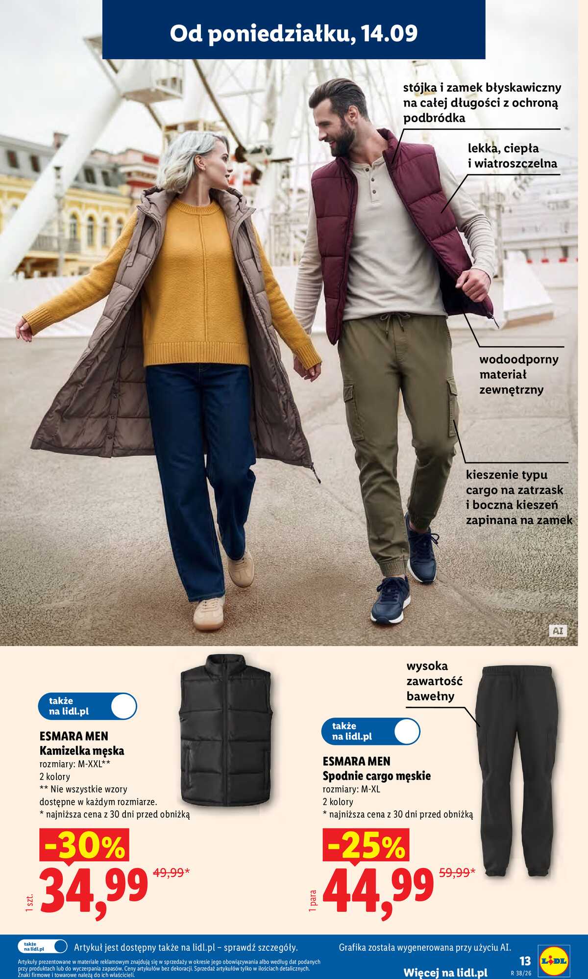 Leták Lidl Polsko 14.9.-19.9.2026 - Leták platí od 14. 9. do 19. 9. strana 17