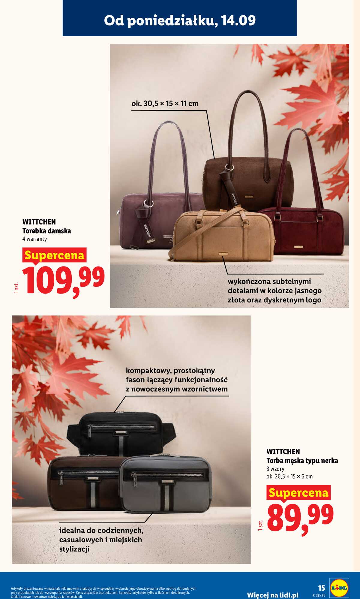 Leták Lidl Polsko 14.9.-19.9.2026 - Leták platí od 14. 9. do 19. 9. strana 19
