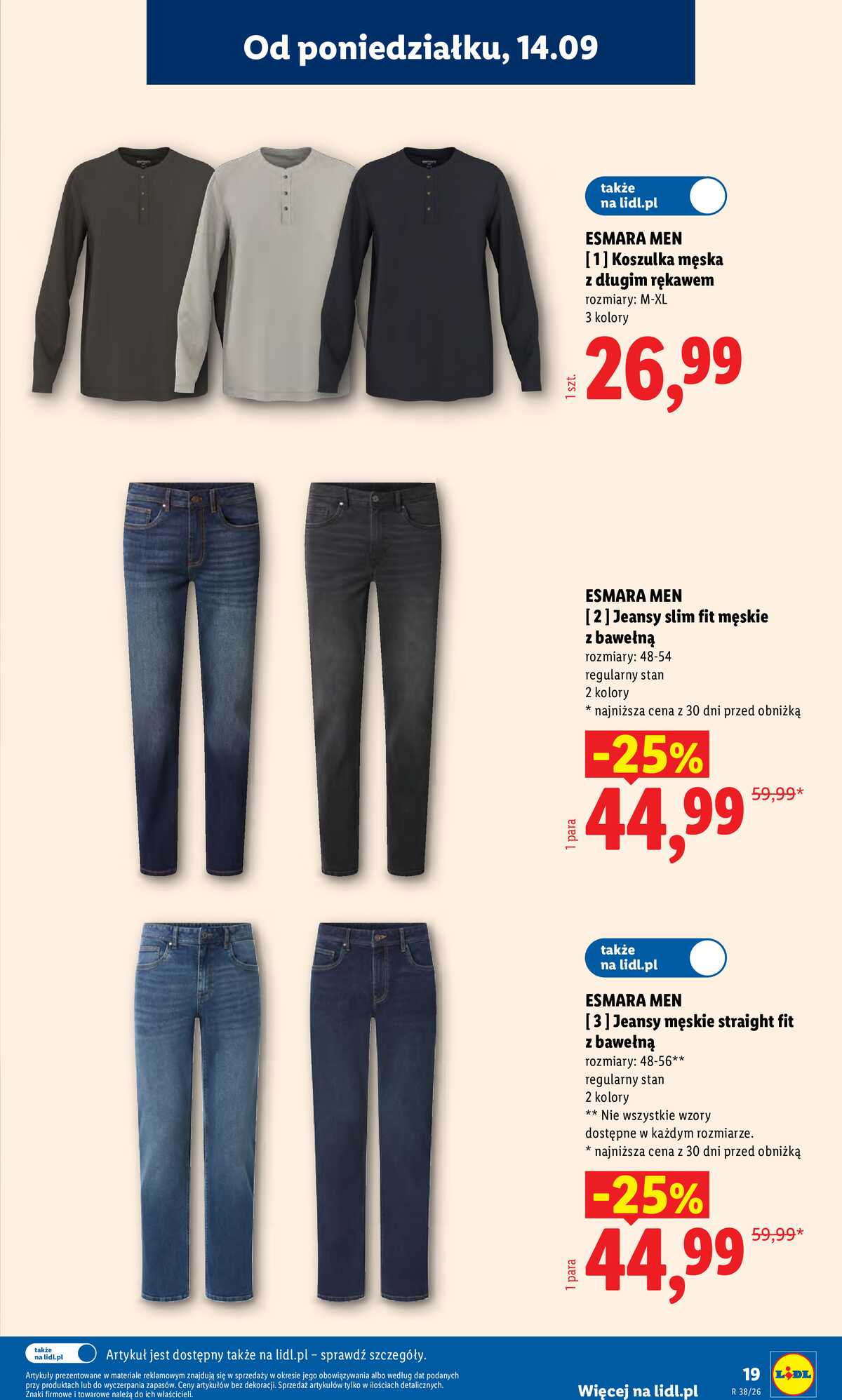 Leták Lidl Polsko 14.9.-19.9.2026 - Leták platí od 14. 9. do 19. 9. strana 23