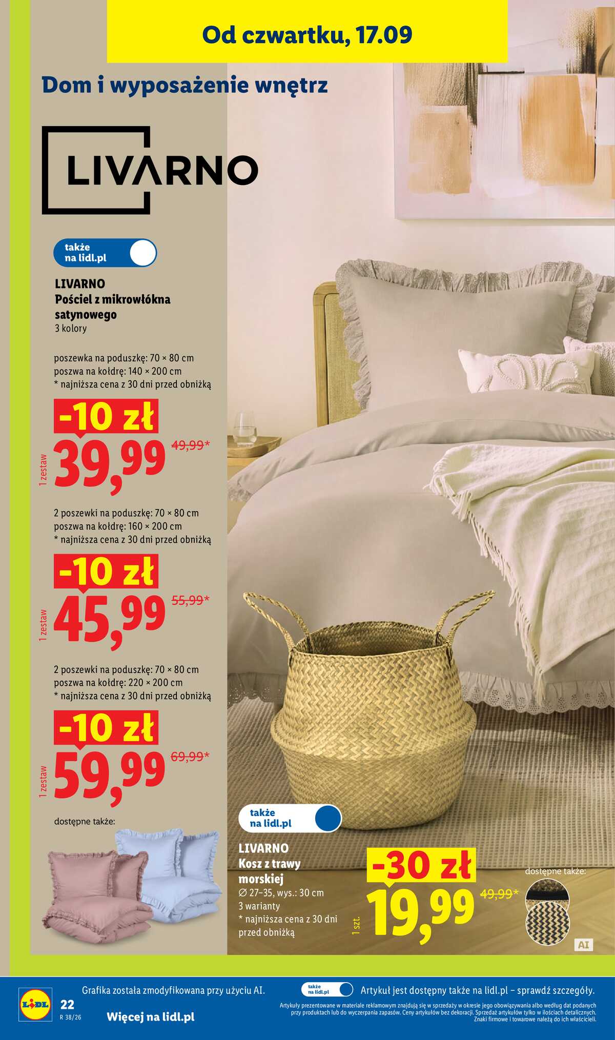 Leták Lidl Polsko 14.9.-19.9.2026 - Leták platí od 14. 9. do 19. 9. strana 26