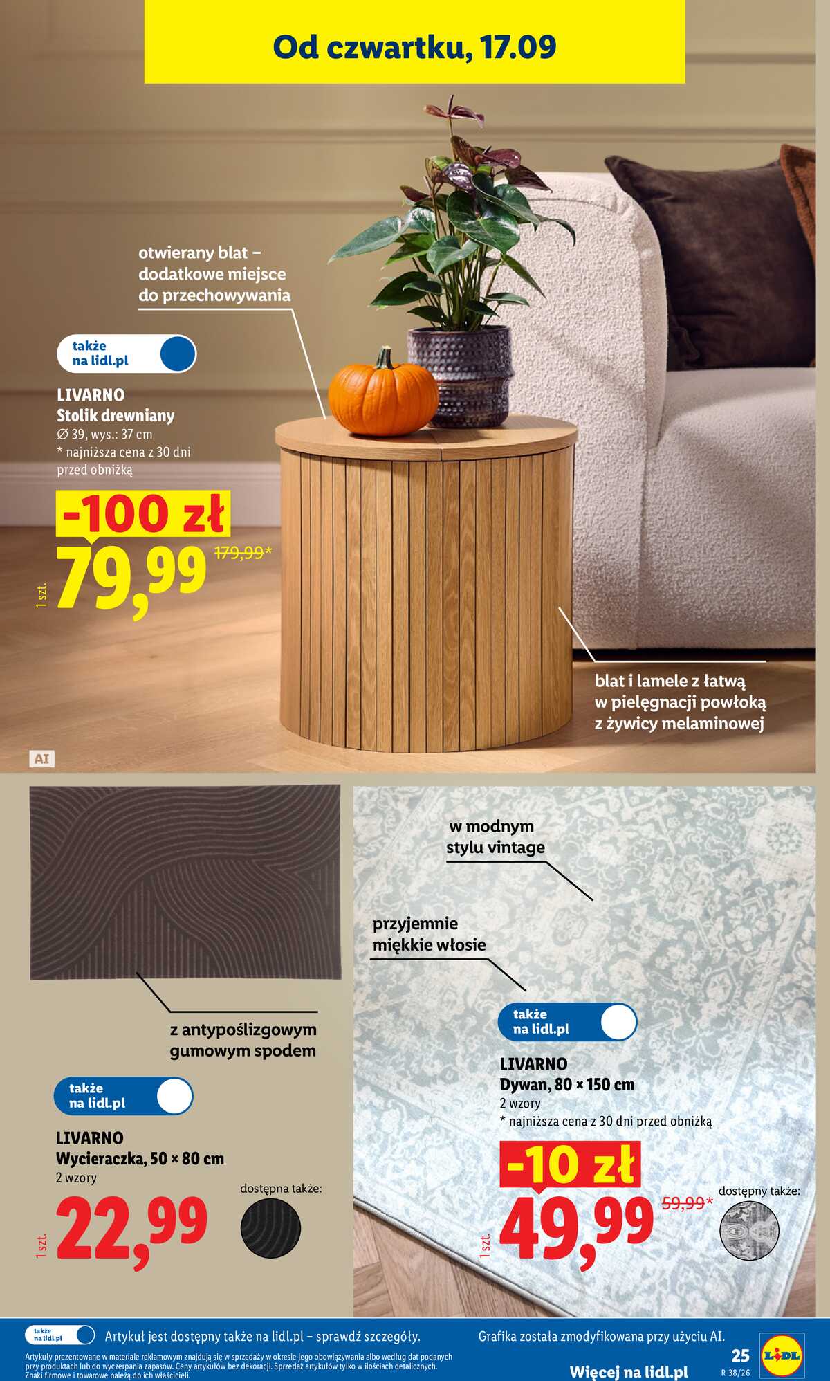 Leták Lidl Polsko 14.9.-19.9.2026 - Leták platí od 14. 9. do 19. 9. strana 29