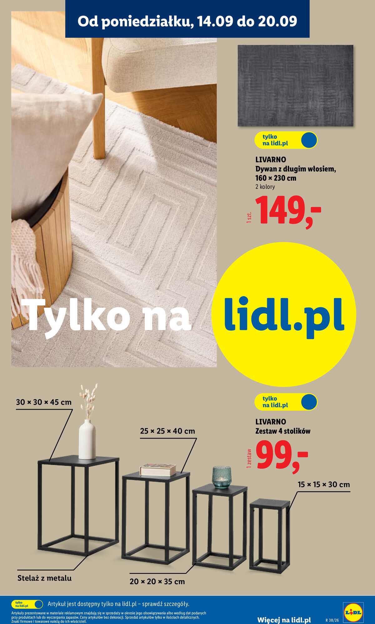 Leták Lidl Polsko 14.9.-19.9.2026 - Leták platí od 14. 9. do 19. 9. strana 31