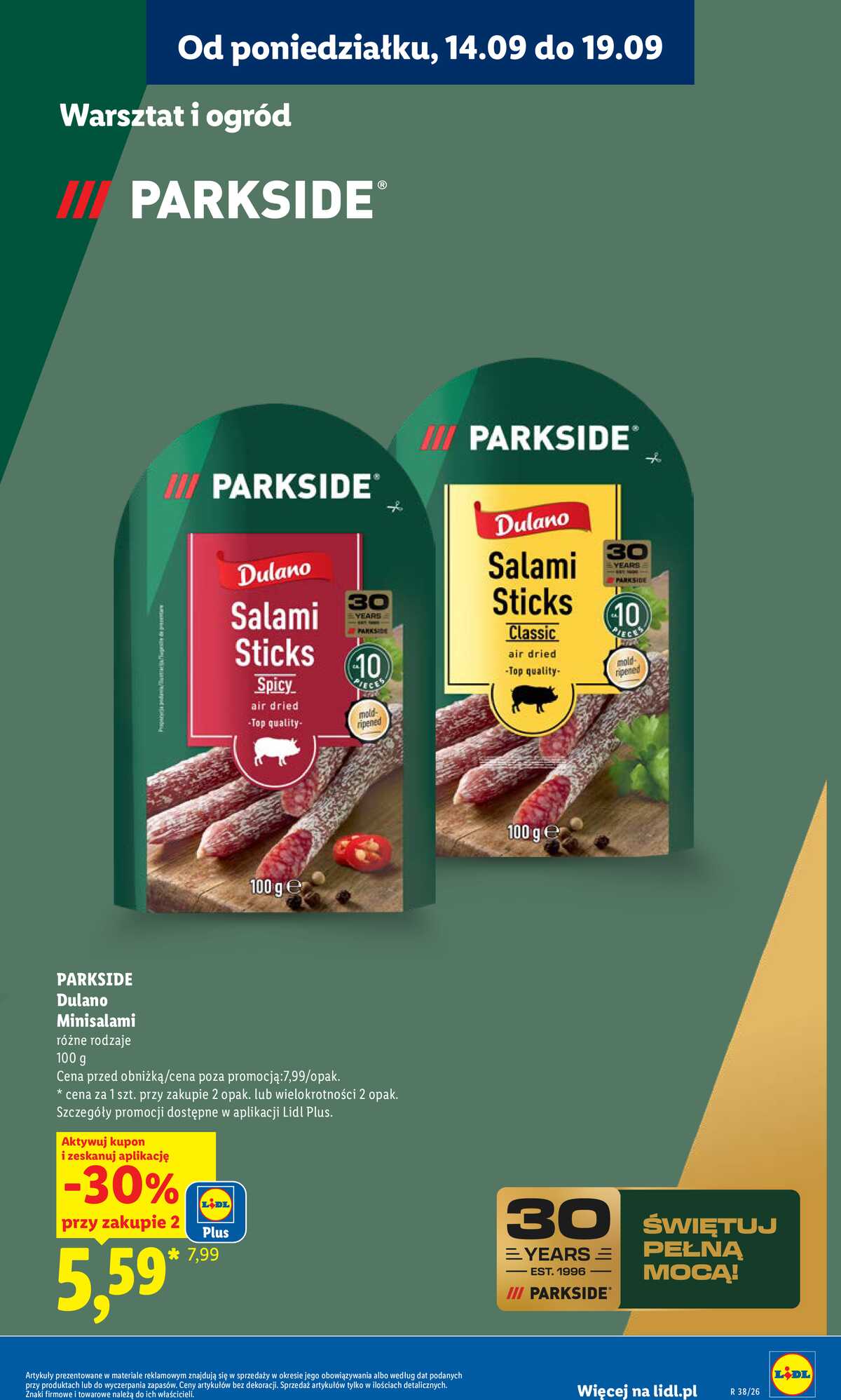 Leták Lidl Polsko 14.9.-19.9.2026 - Leták platí od 14. 9. do 19. 9. strana 33