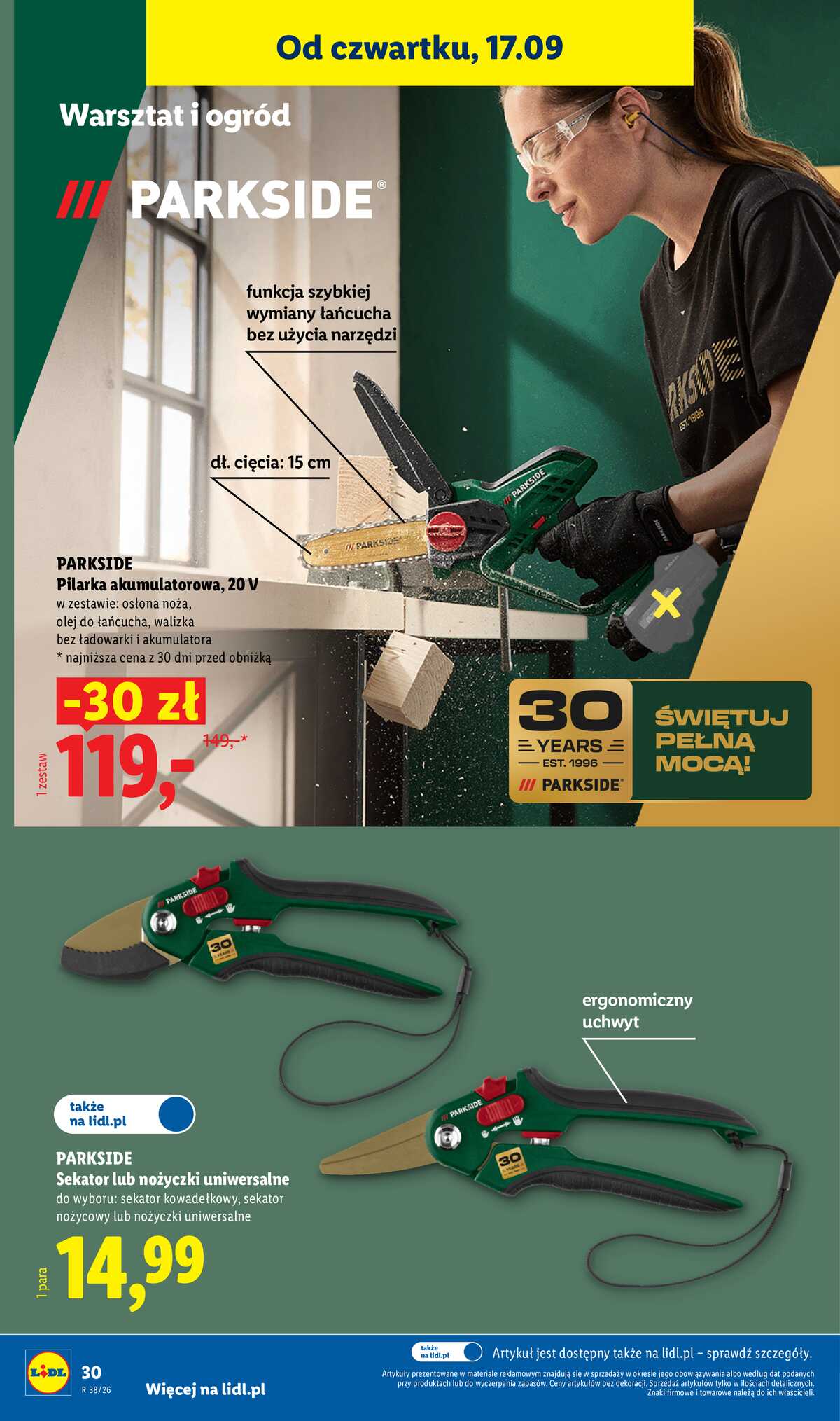 Leták Lidl Polsko 14.9.-19.9.2026 - Leták platí od 14. 9. do 19. 9. strana 38