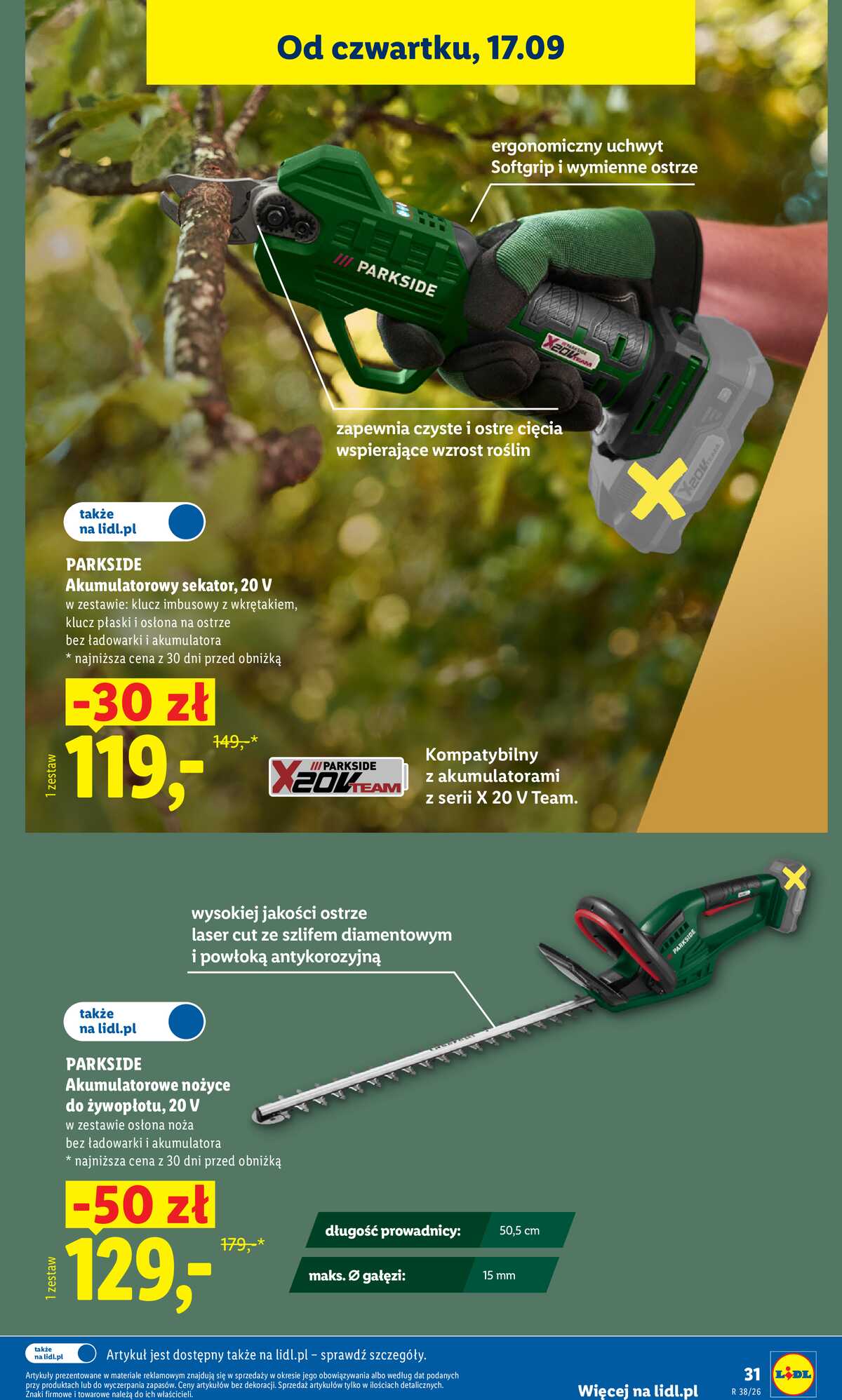 Leták Lidl Polsko 14.9.-19.9.2026 - Leták platí od 14. 9. do 19. 9. strana 39