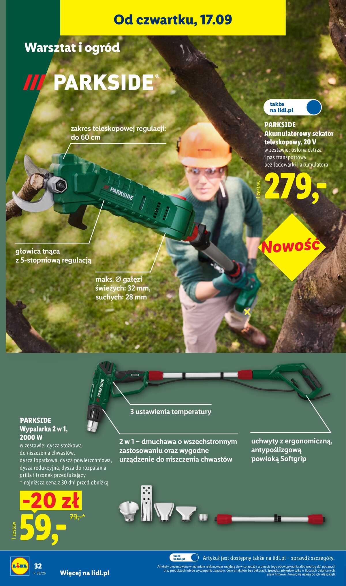 Leták Lidl Polsko 14.9.-19.9.2026 - Leták platí od 14. 9. do 19. 9. strana 40