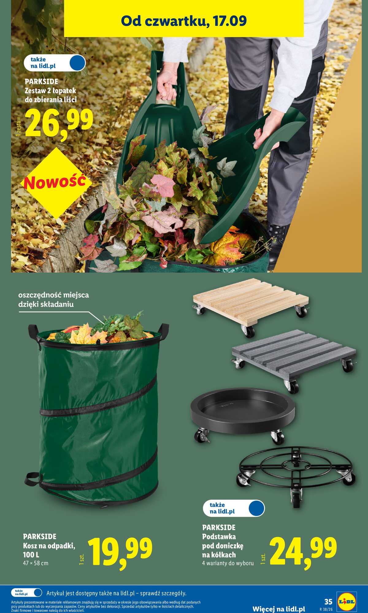 Leták Lidl Polsko 14.9.-19.9.2026 - Leták platí od 14. 9. do 19. 9. strana 43