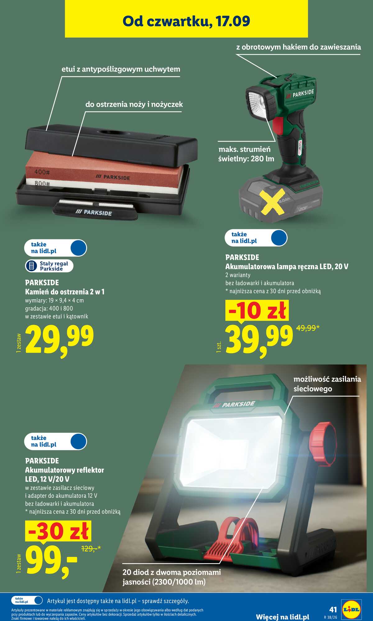 Leták Lidl Polsko 14.9.-19.9.2026 - Leták platí od 14. 9. do 19. 9. strana 49