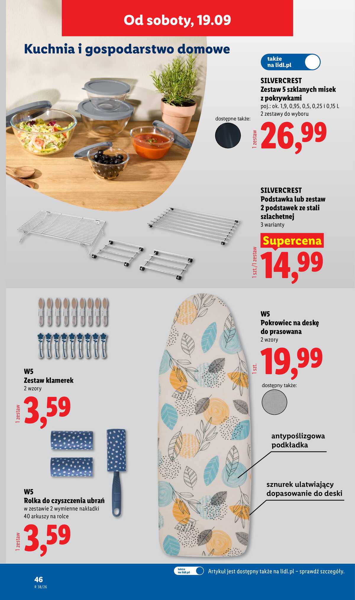 Leták Lidl Polsko 14.9.-19.9.2026 - Leták platí od 14. 9. do 19. 9. strana 56