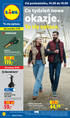 Leták Lidl Polsko 14.9.-19.9.2026 - Leták platí od 14. 9. do 19. 9.